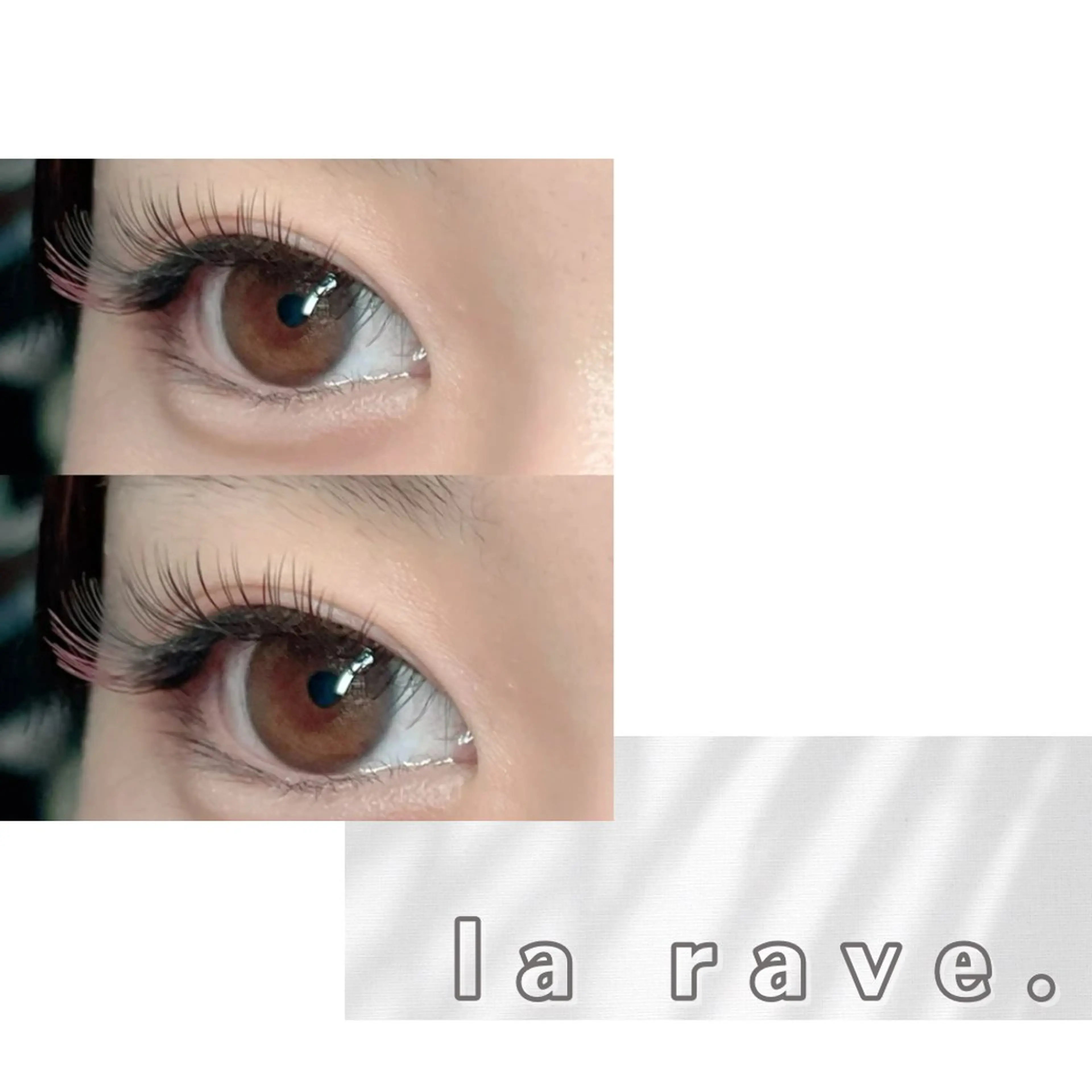 マツエク・マツパ バインドロック カラーマツエク マツエク la rave. eyelashのマツエク・マツパデザイン