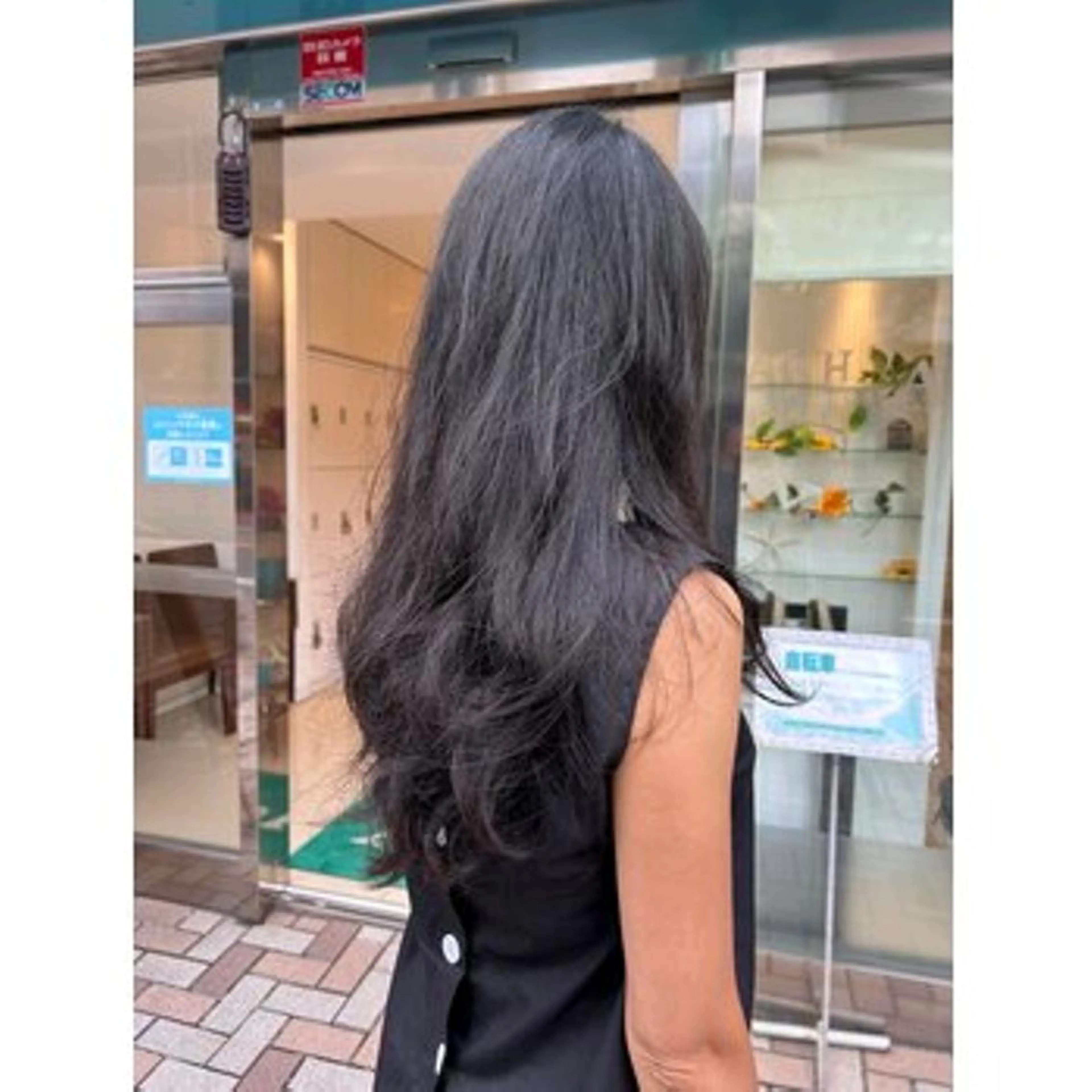 ２回目以降　パーマ+ブロー　　￥5500　※デジタルパーマ＋2200の写真