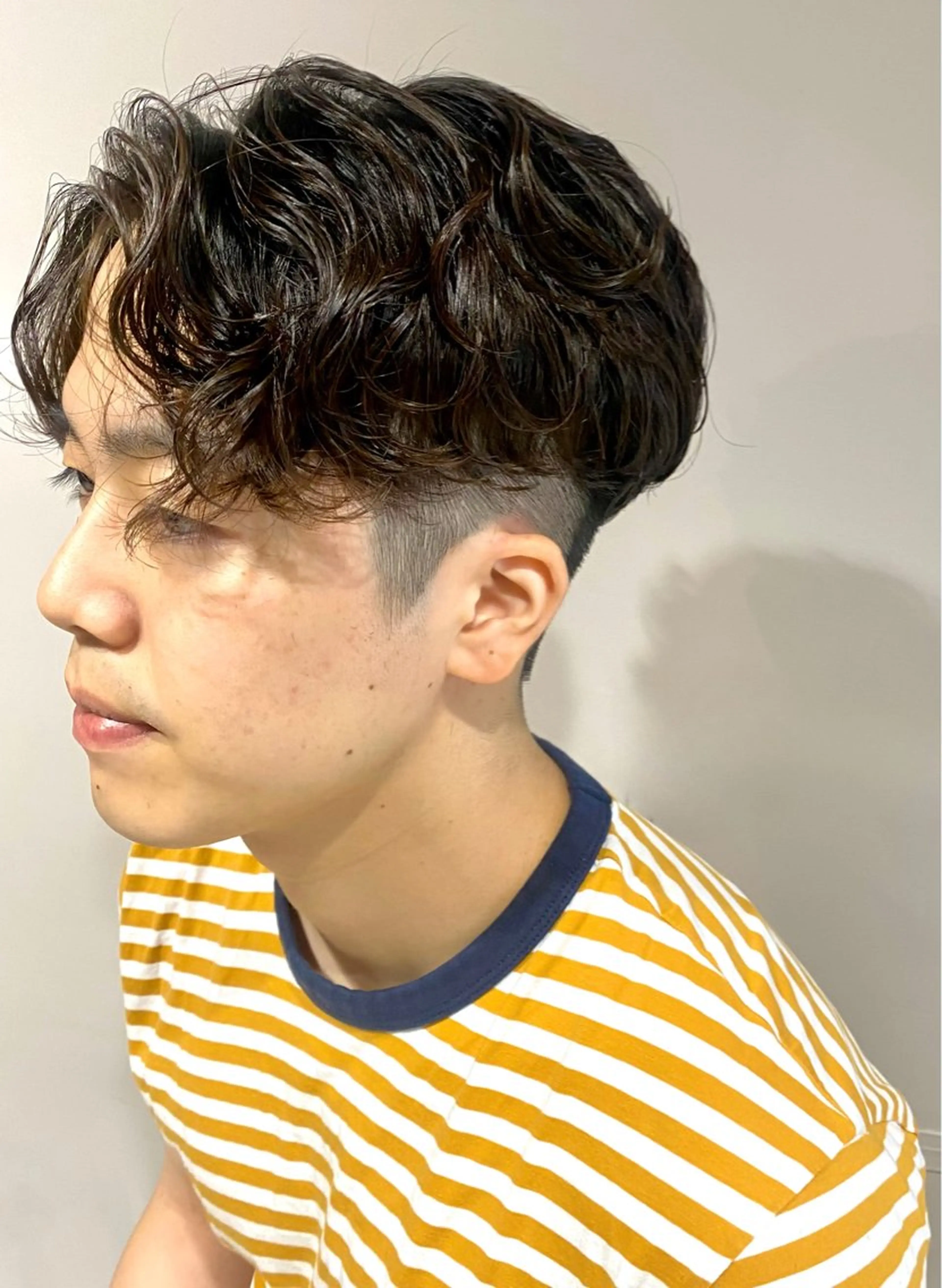 ミディアム パーマ メンズ カット パーマ トリートメント Dxxxx III所属・女性目線の大人 メンズ*Ayakaのヘアスタイル