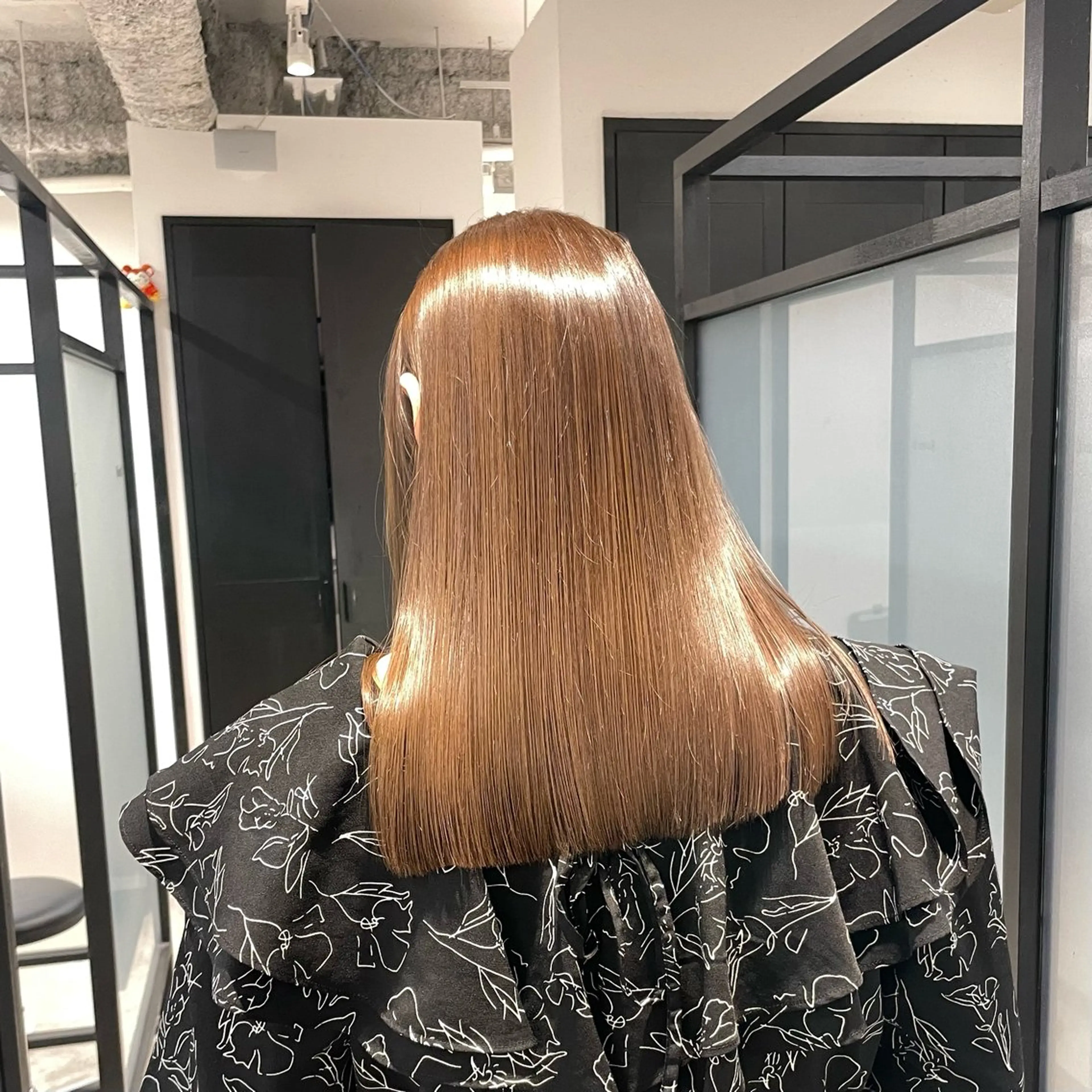 ミディアム 山口滉斗/美髪 縮毛矯正/髪質改善のヘアスタイル