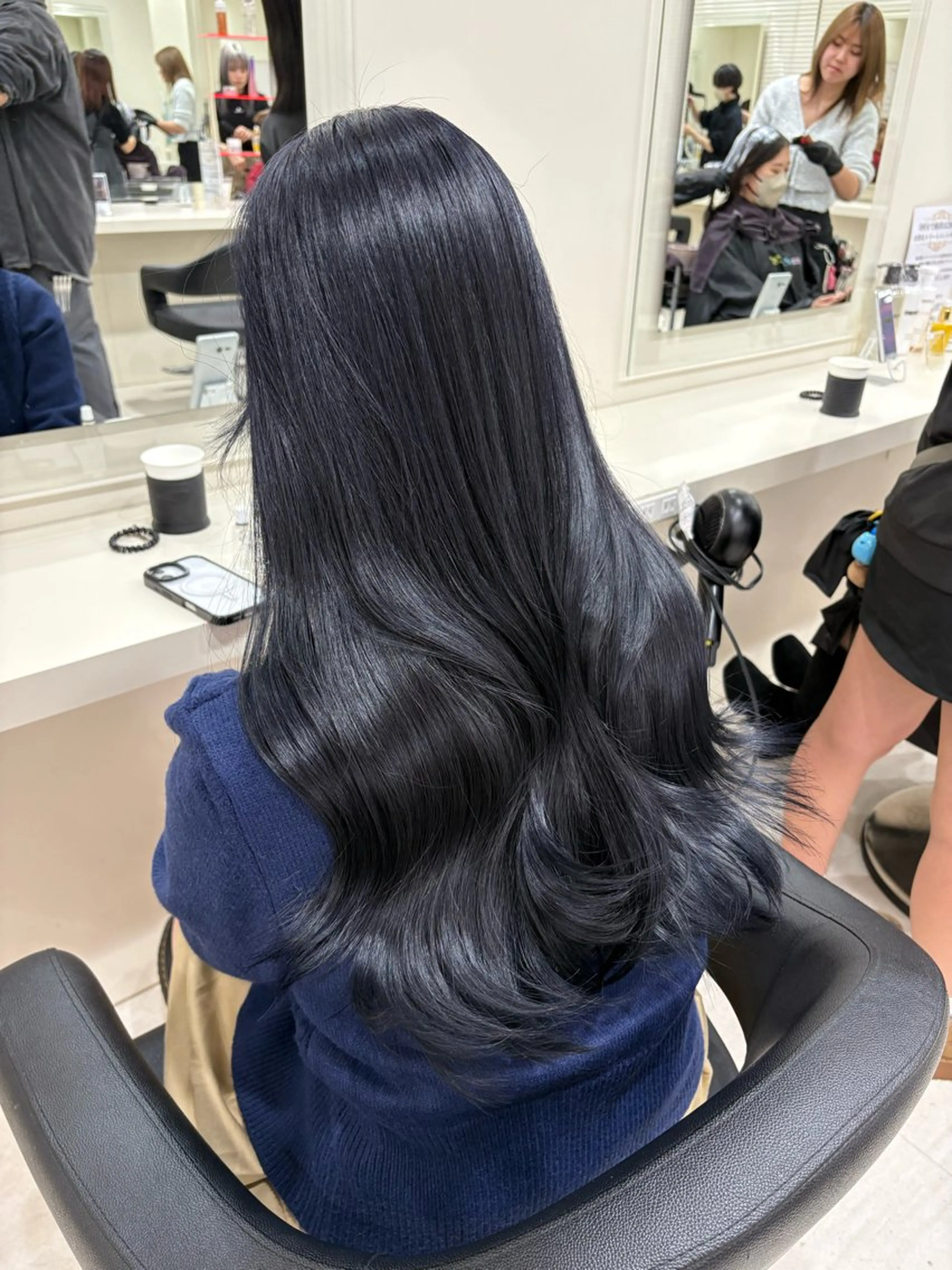 ミディアム カラー ヘアカラー 💟RINNA 艶カラー💟のヘアスタイル