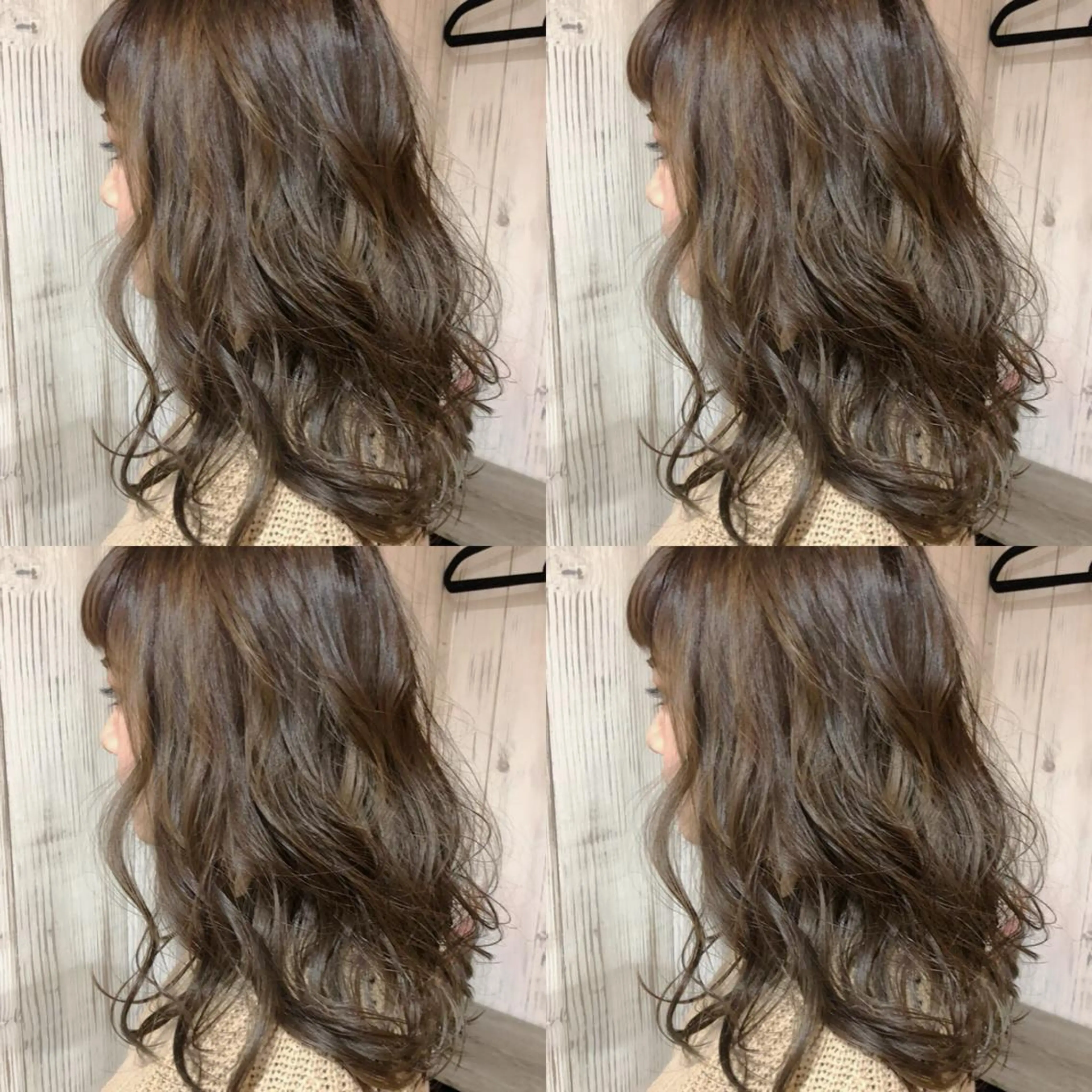 セミロング カラー ヘアアレンジ ヘアサロンオスカー 岸和田蛸地蔵店のヘアスタイル