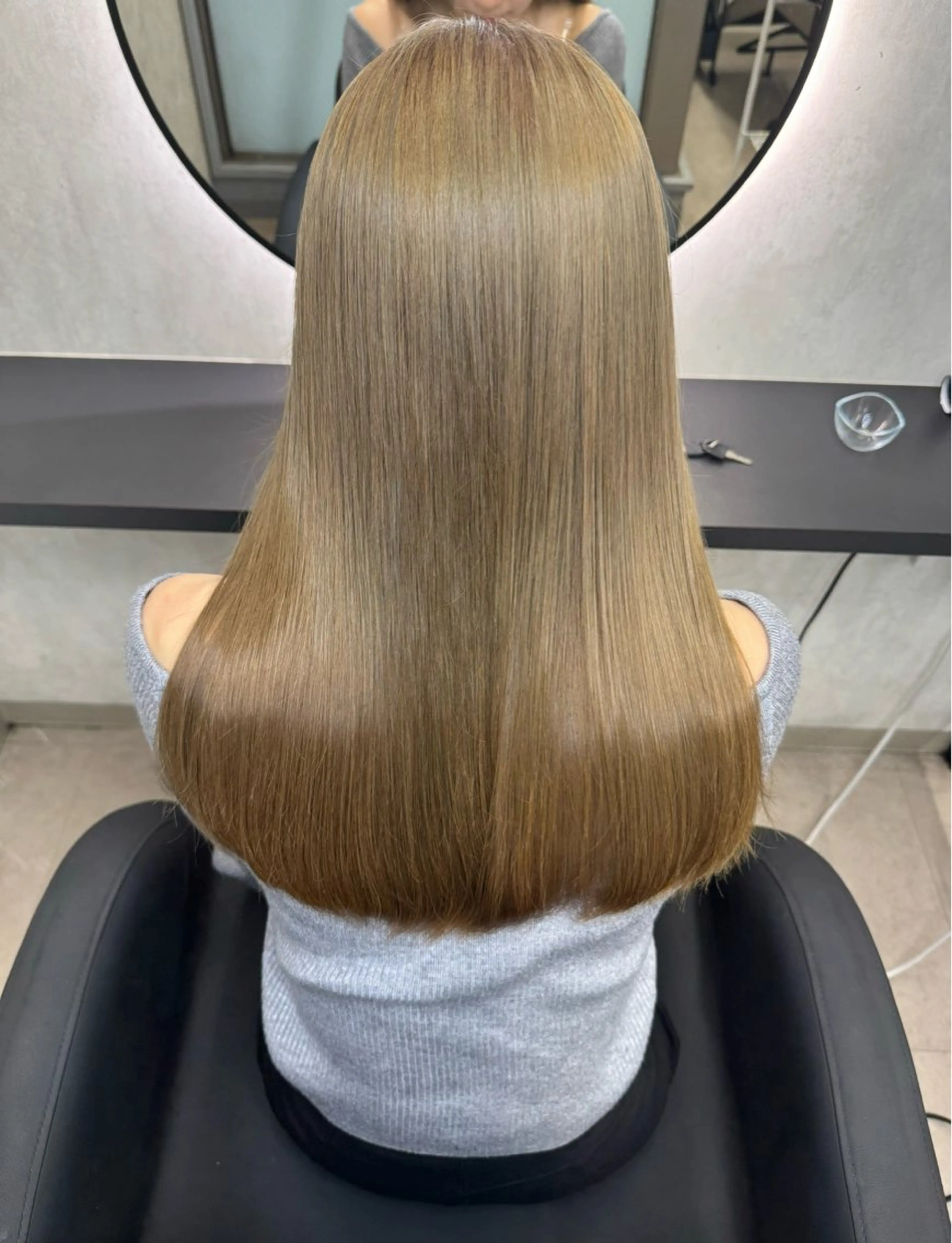 ロング カット ヘアカラー 縮毛矯正 トリートメント XYZ所属・縮毛矯正/髪質改善 韓国風/MIKIYAのヘアスタイル