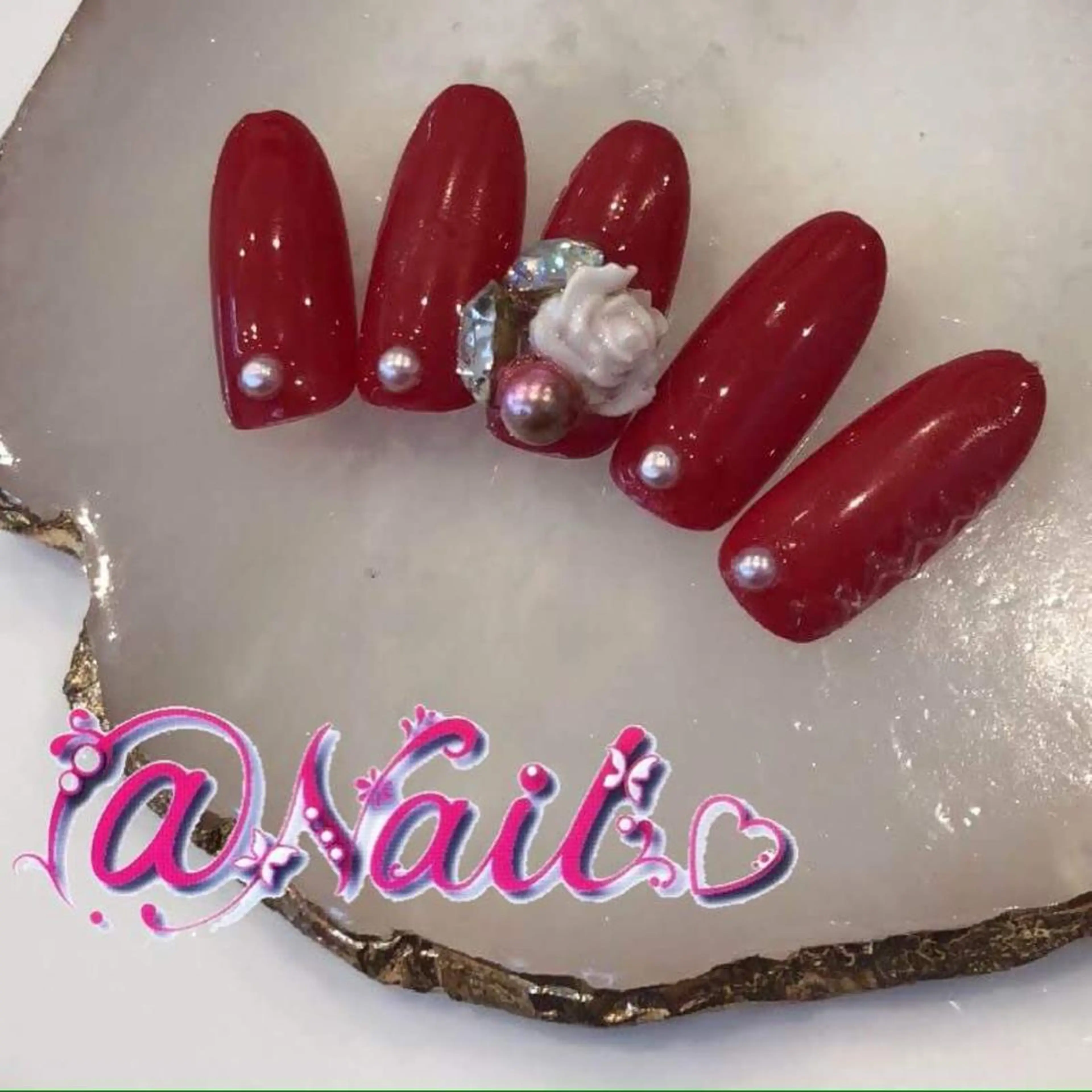 ネイル ネイルチップ 小尾 栞のネイルデザイン