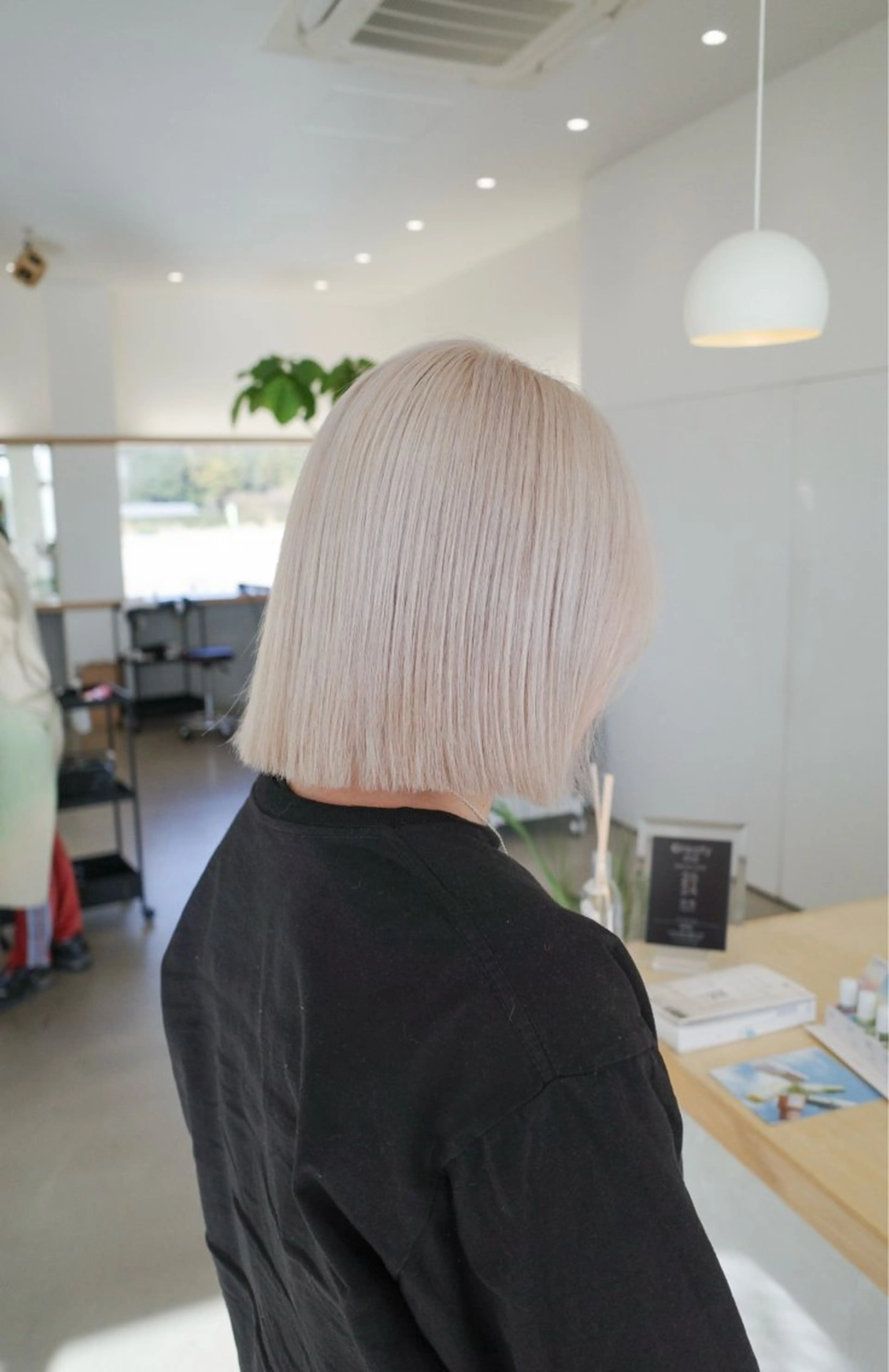 ミディアム カット ヘアカラー トリートメント つくばUtooe's 副店長　寺沢颯のヘアスタイル