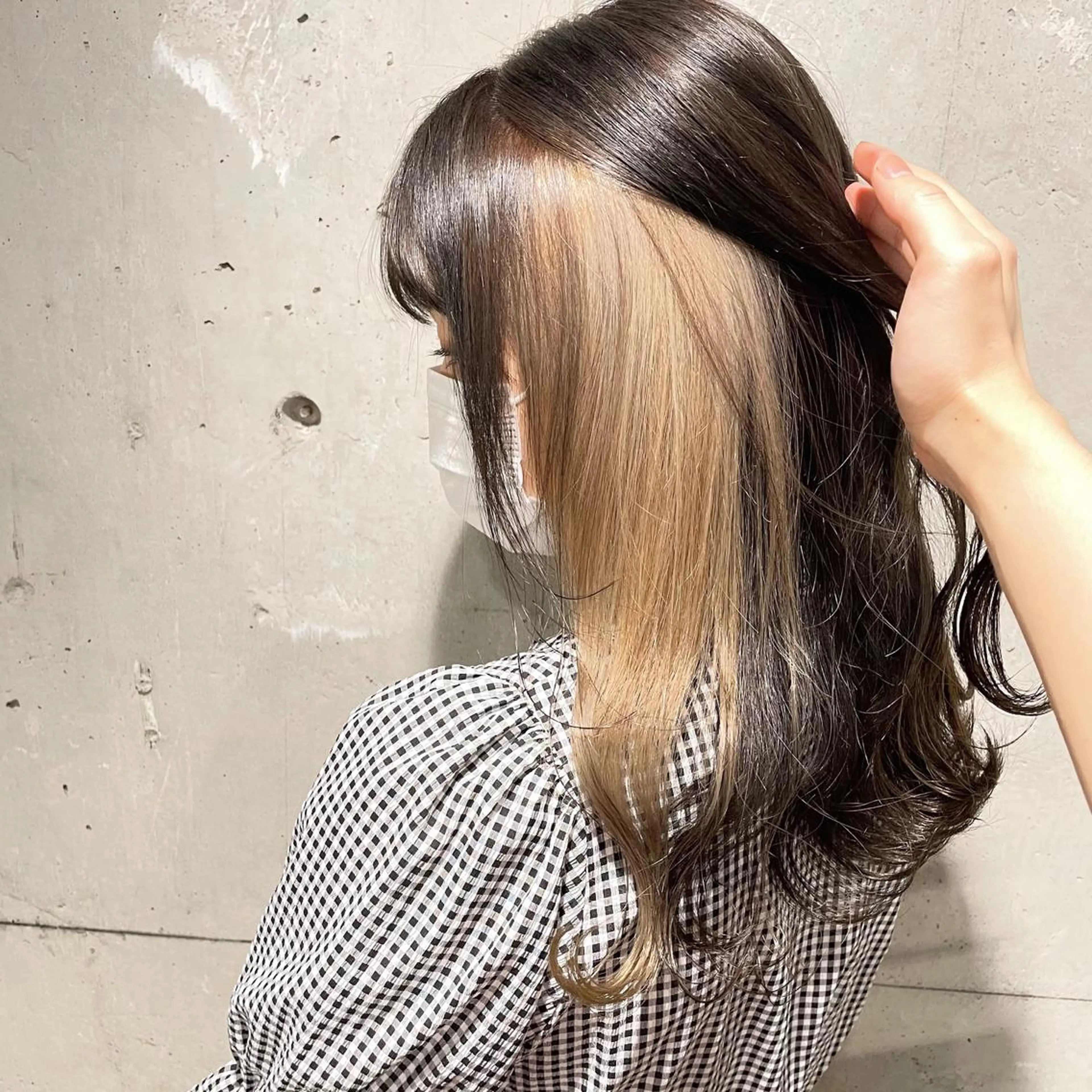 セミロング カラー ヘアカラー トリートメント ヘッドスパ ヘアセット 赤み消しカラー 🍀JUNKIのヘアスタイル