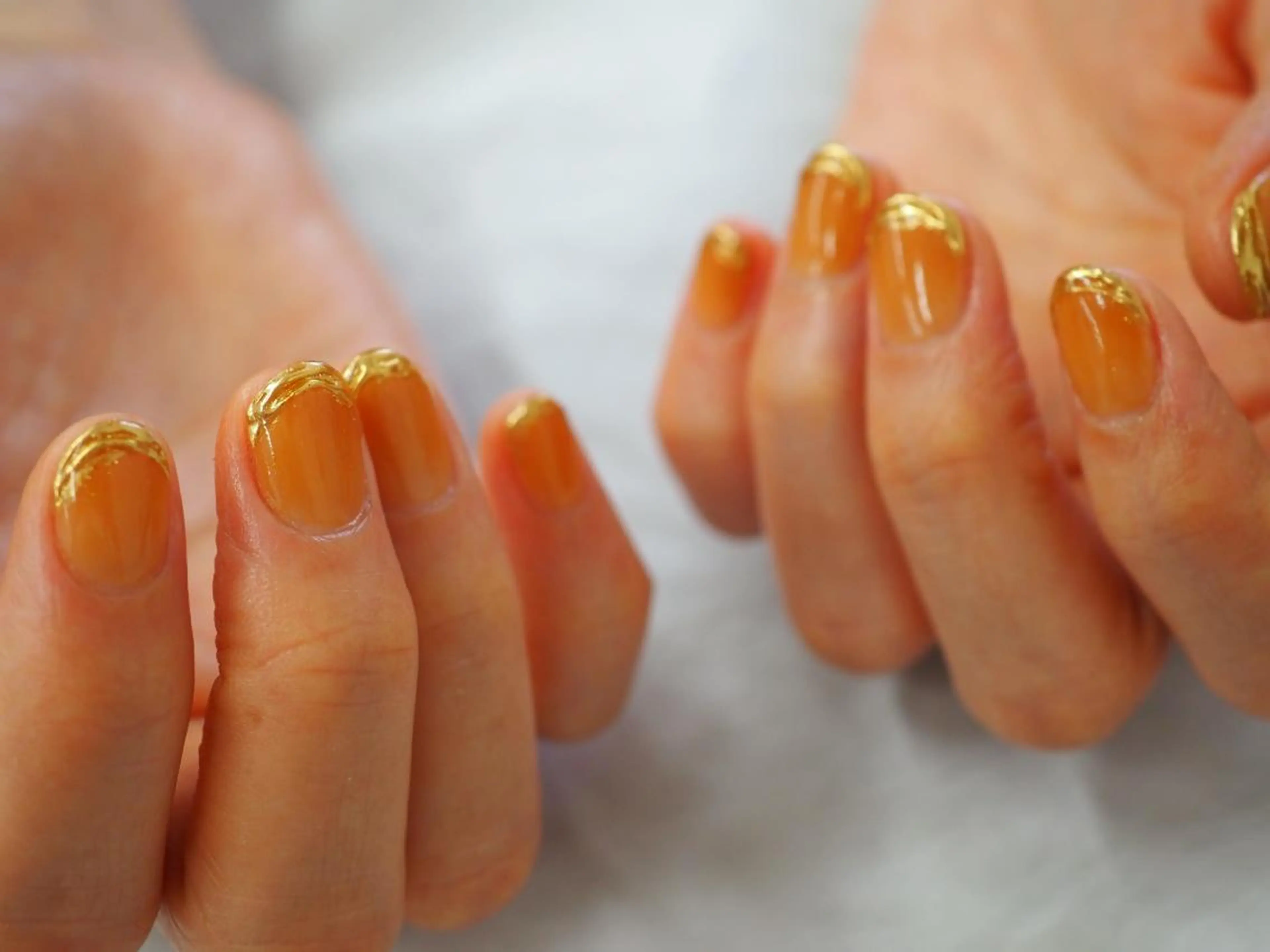 ネイル フレンチネイル ミラーネイル Glück ...所属・Glück... chikakoのネイルデザイン