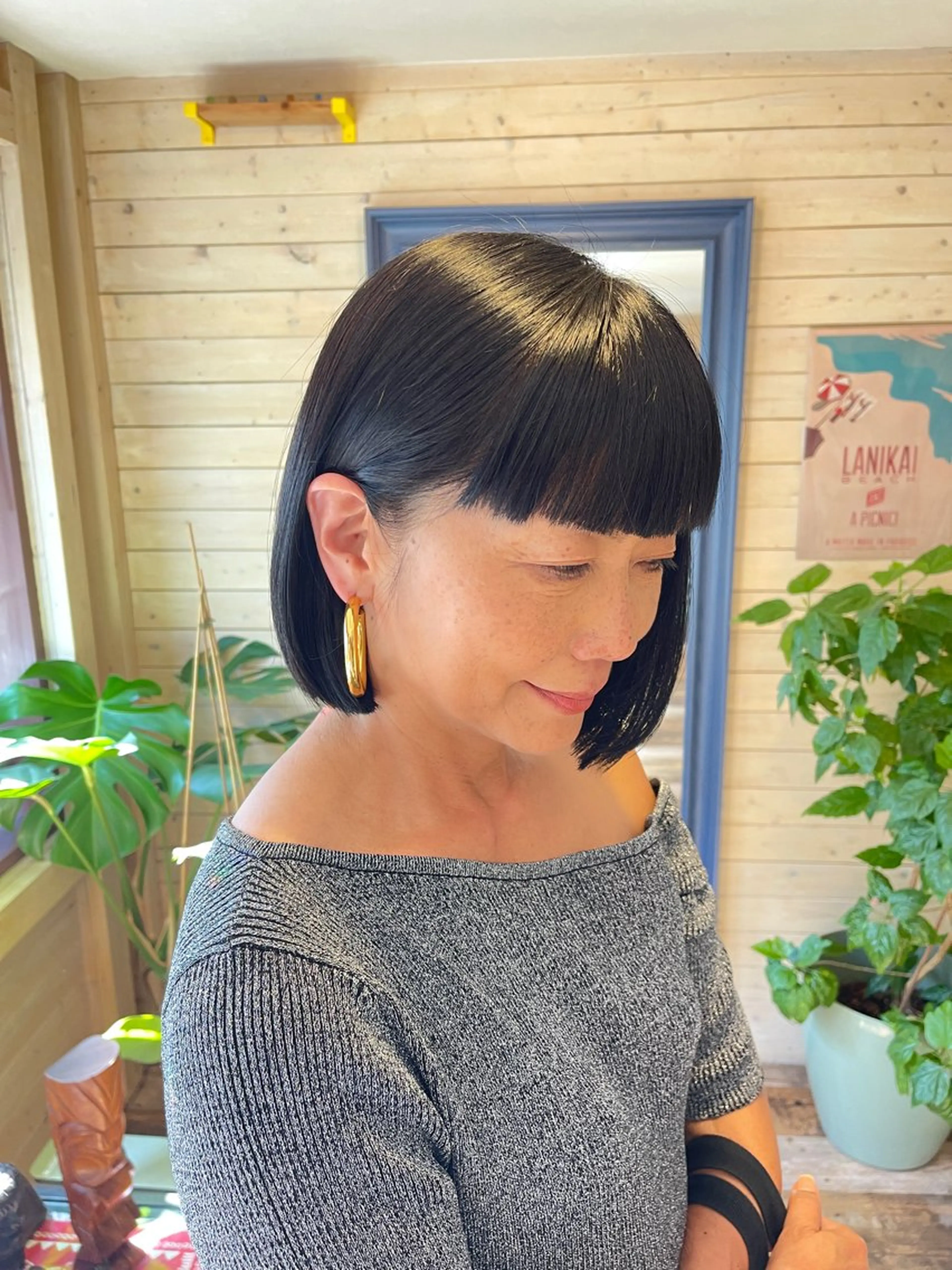 ミディアム カット 美髪矯正/縮毛矯正 越野雄大のヘアスタイル