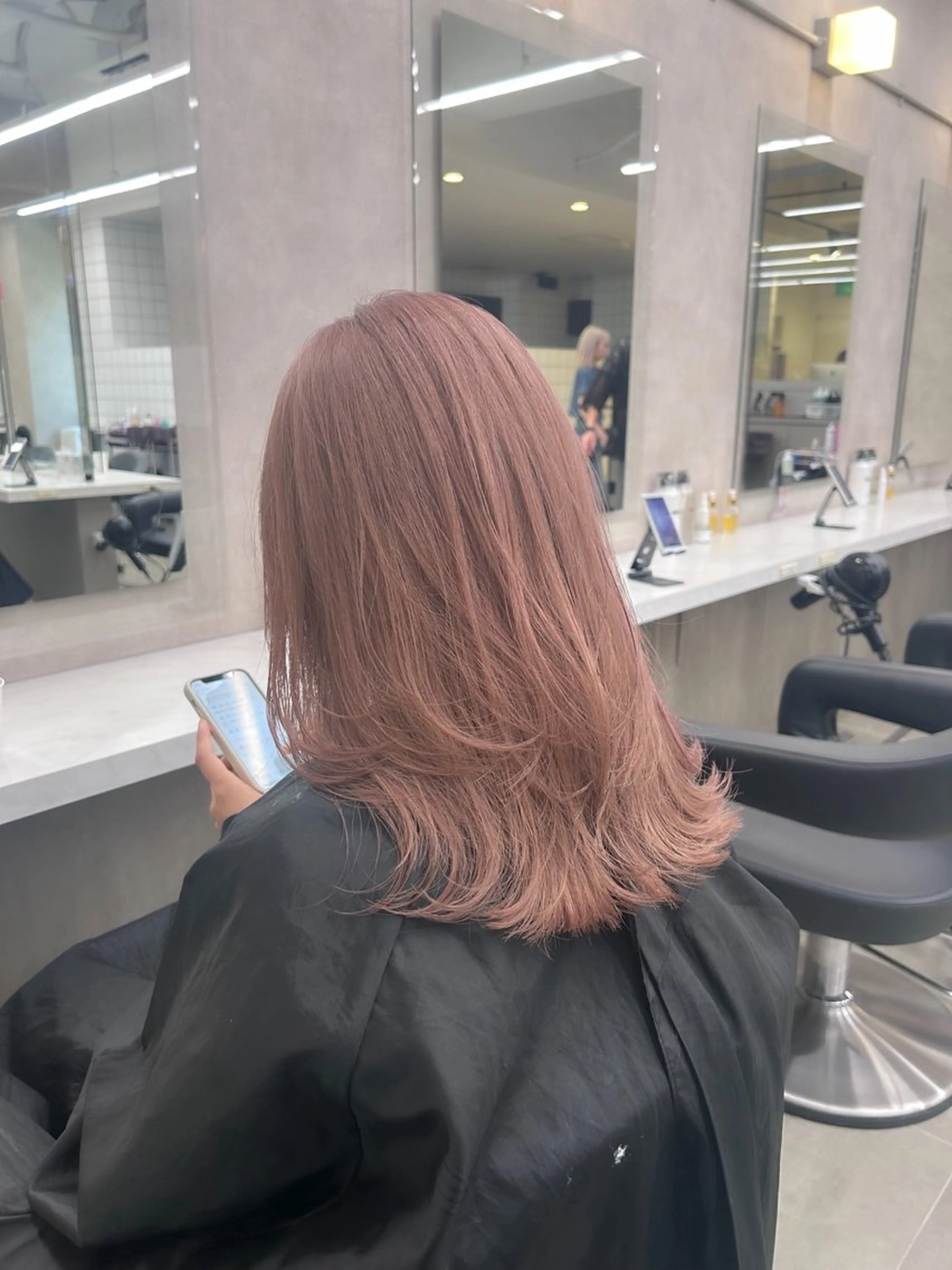 ロング カラー パーマ ヘアアレンジ メンズ ブリーチなしカラー/ ブラウン/レイヤーのヘアスタイル