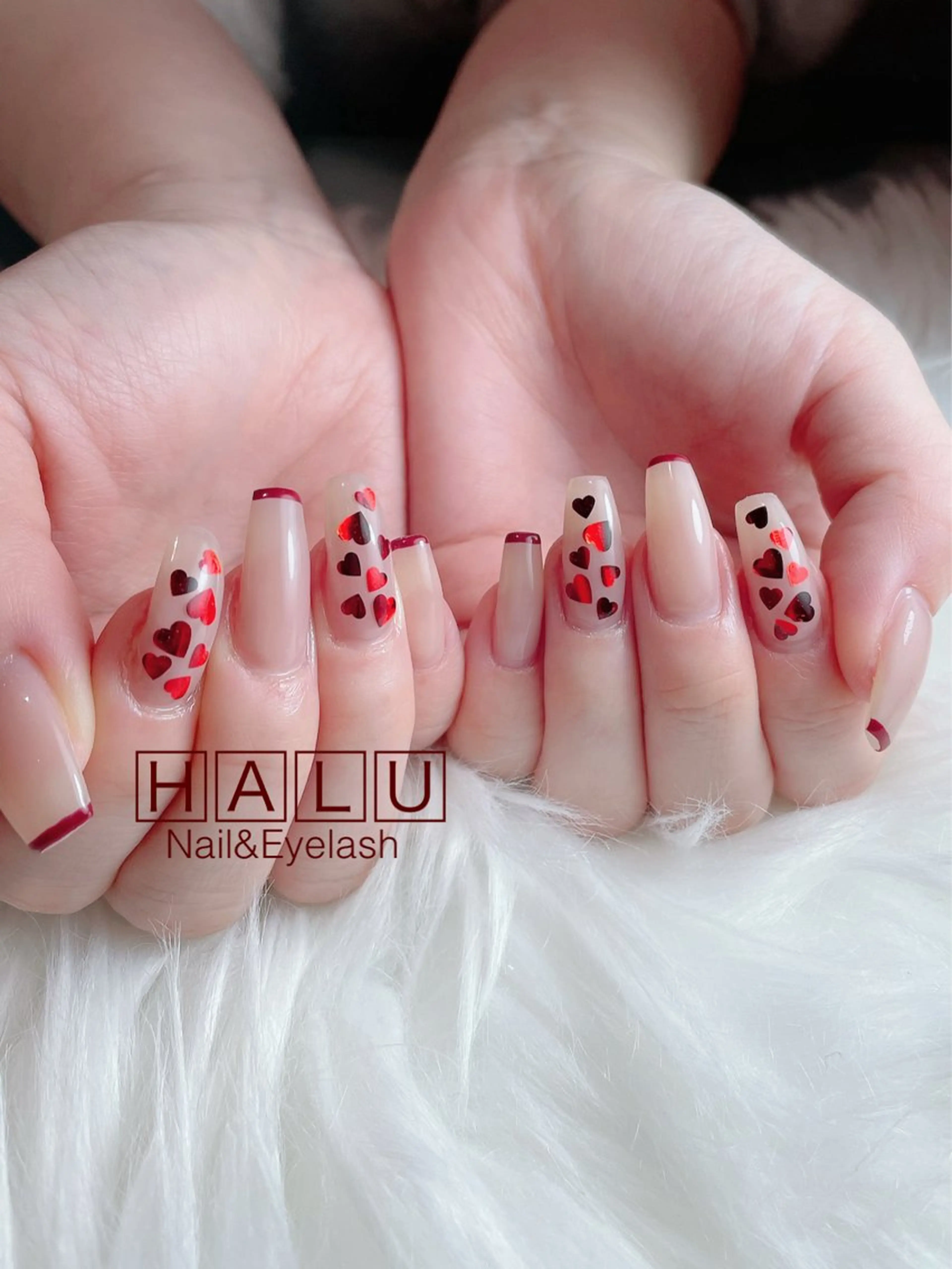 ネイル ハート HALU ハルのネイルデザイン