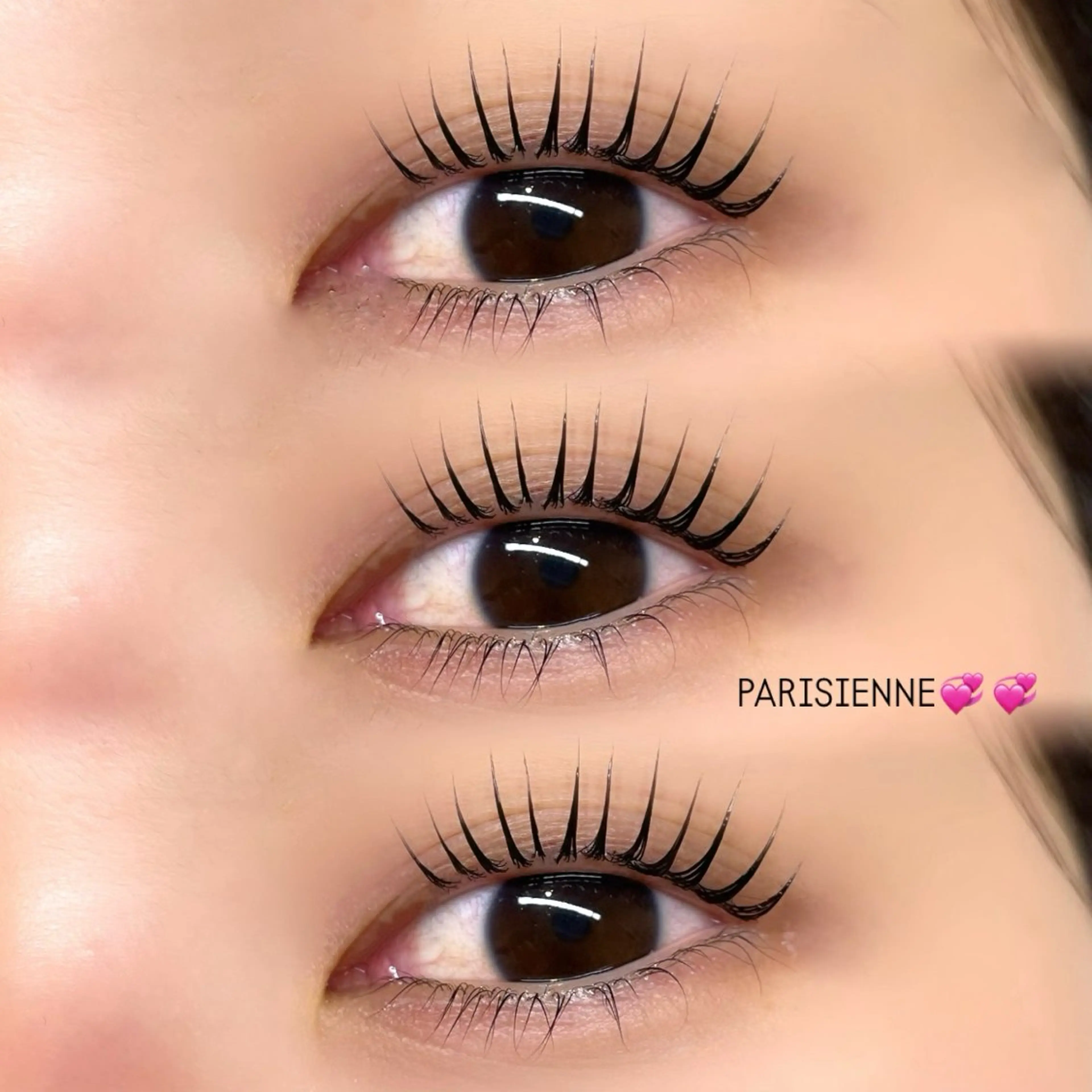 マツエク・マツパ マツパ Mell Yuuna ♡パリエク /束感のマツエク・マツパデザイン