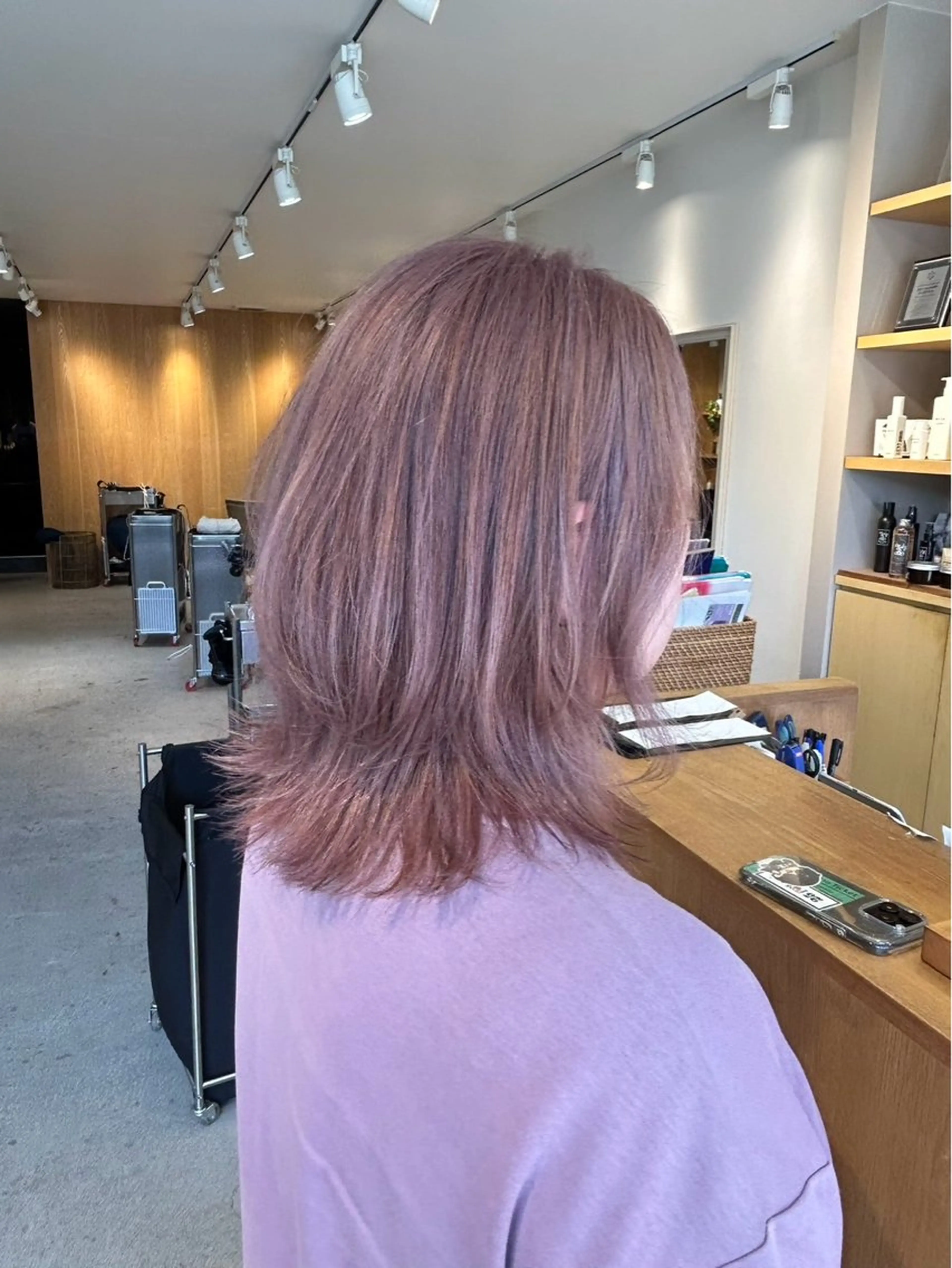 ミディアム ヘアカラー 🎀 Honoka🎀のヘアスタイル