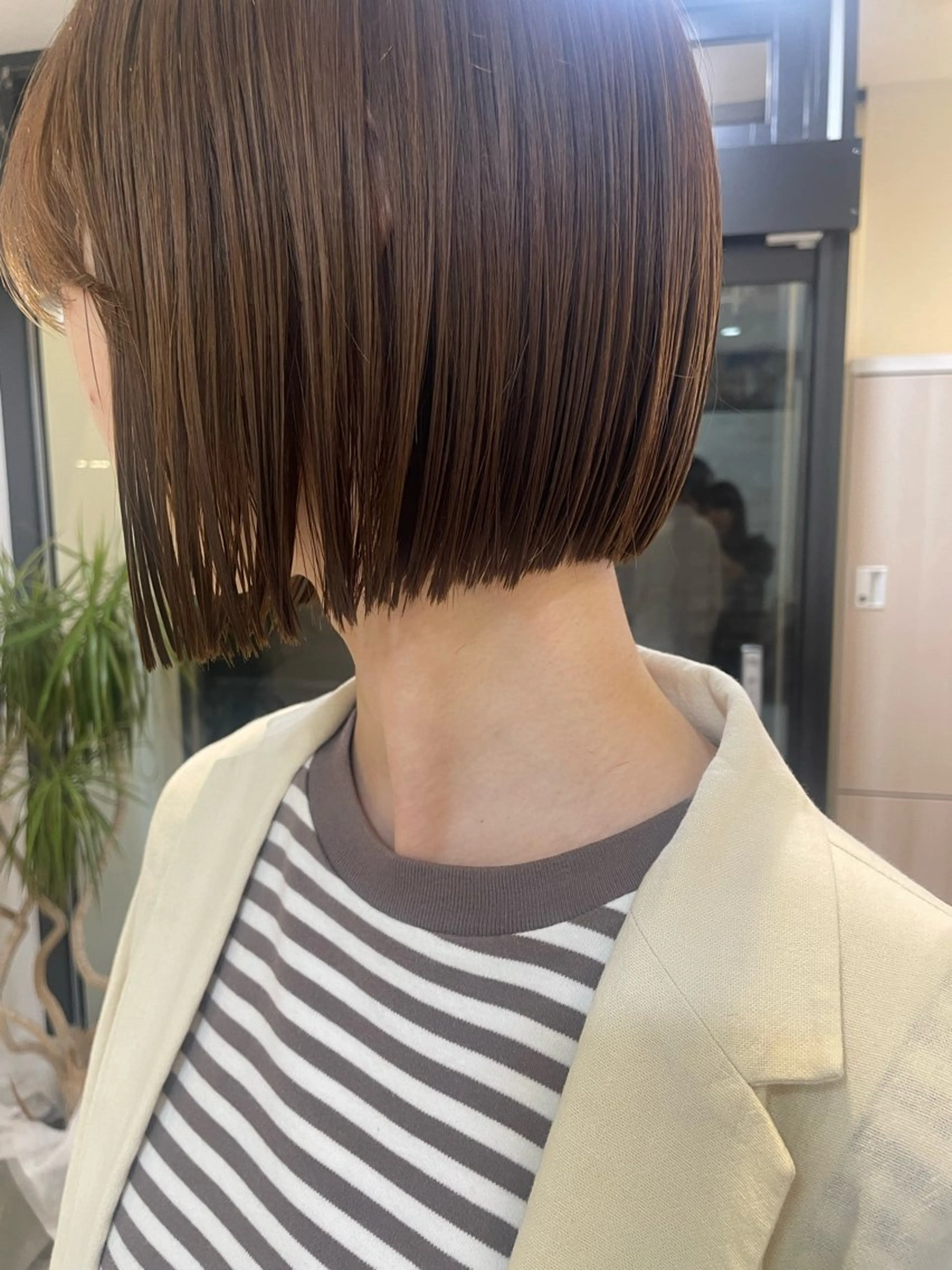 ショート 切りっぱなしボブ ボブ カット ヘアカラー 【ボブ/個室サロン】 癒し空間mimuraのヘアスタイル