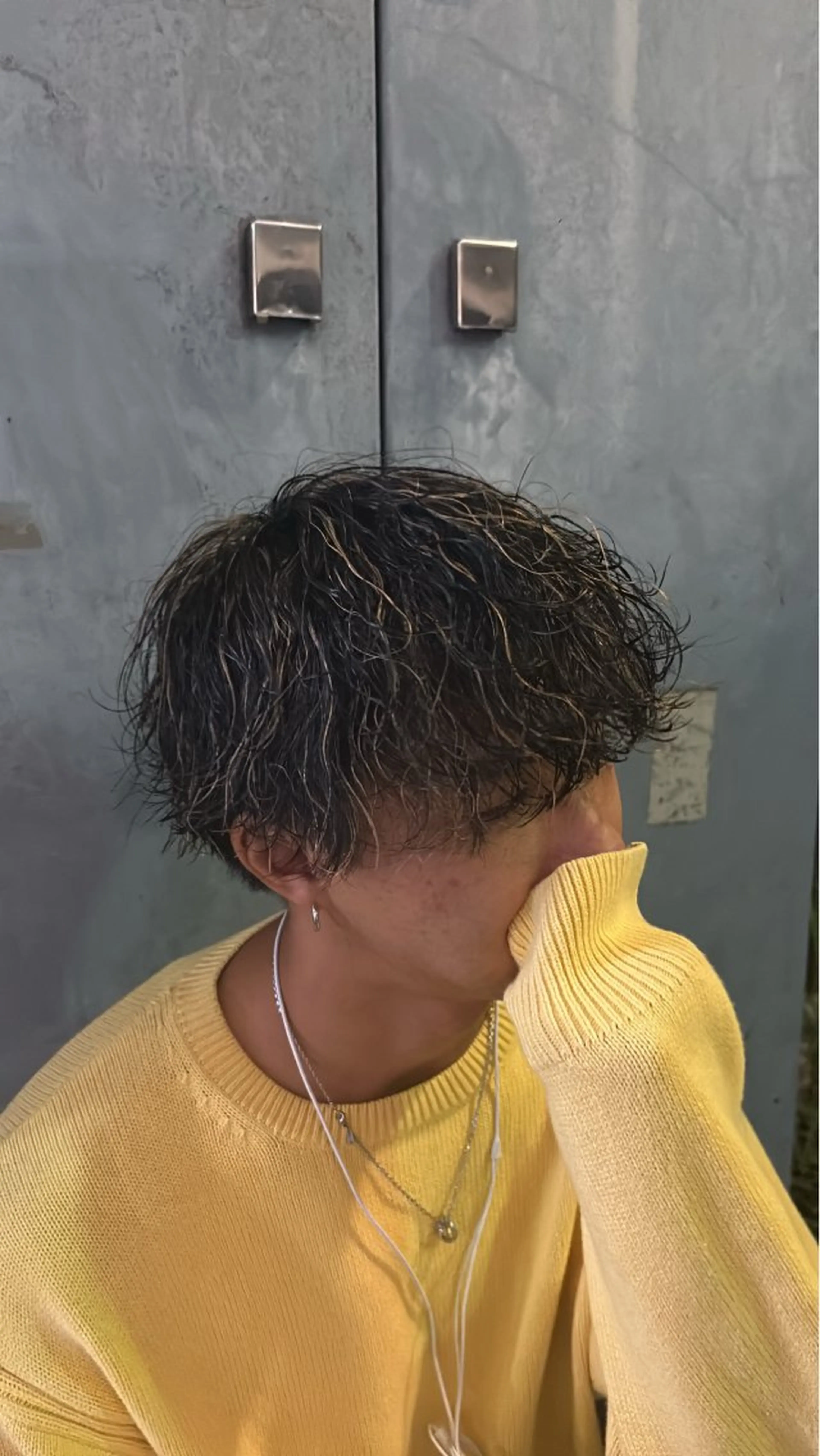 ショート カラー ハイライトカラー ハイライト 山田 啓太のヘアスタイル