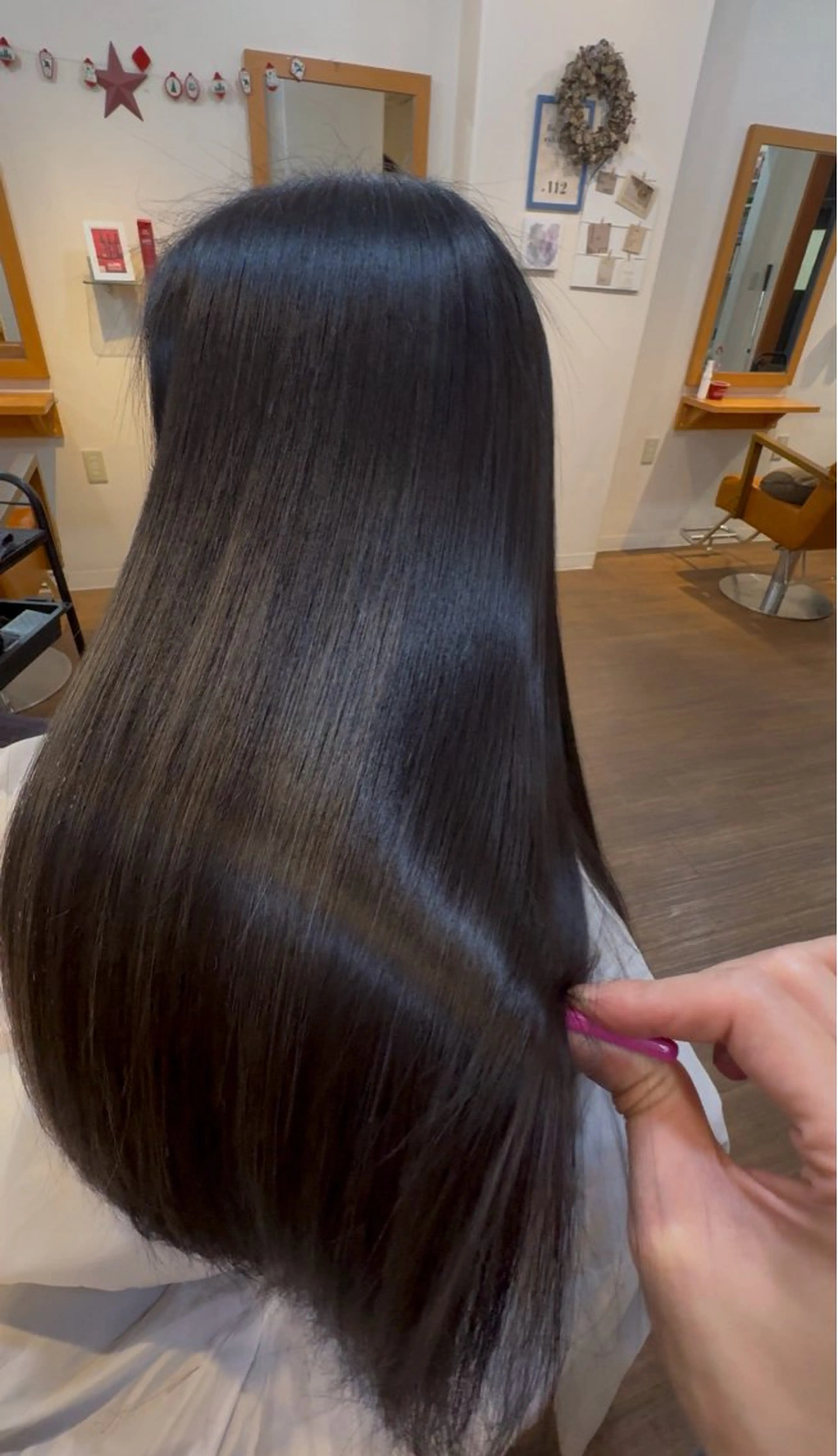 ロング パーマ カット 縮毛矯正 トリートメント 蒲田TSUJINO/ 縮毛矯正/髪質改善のヘアスタイル