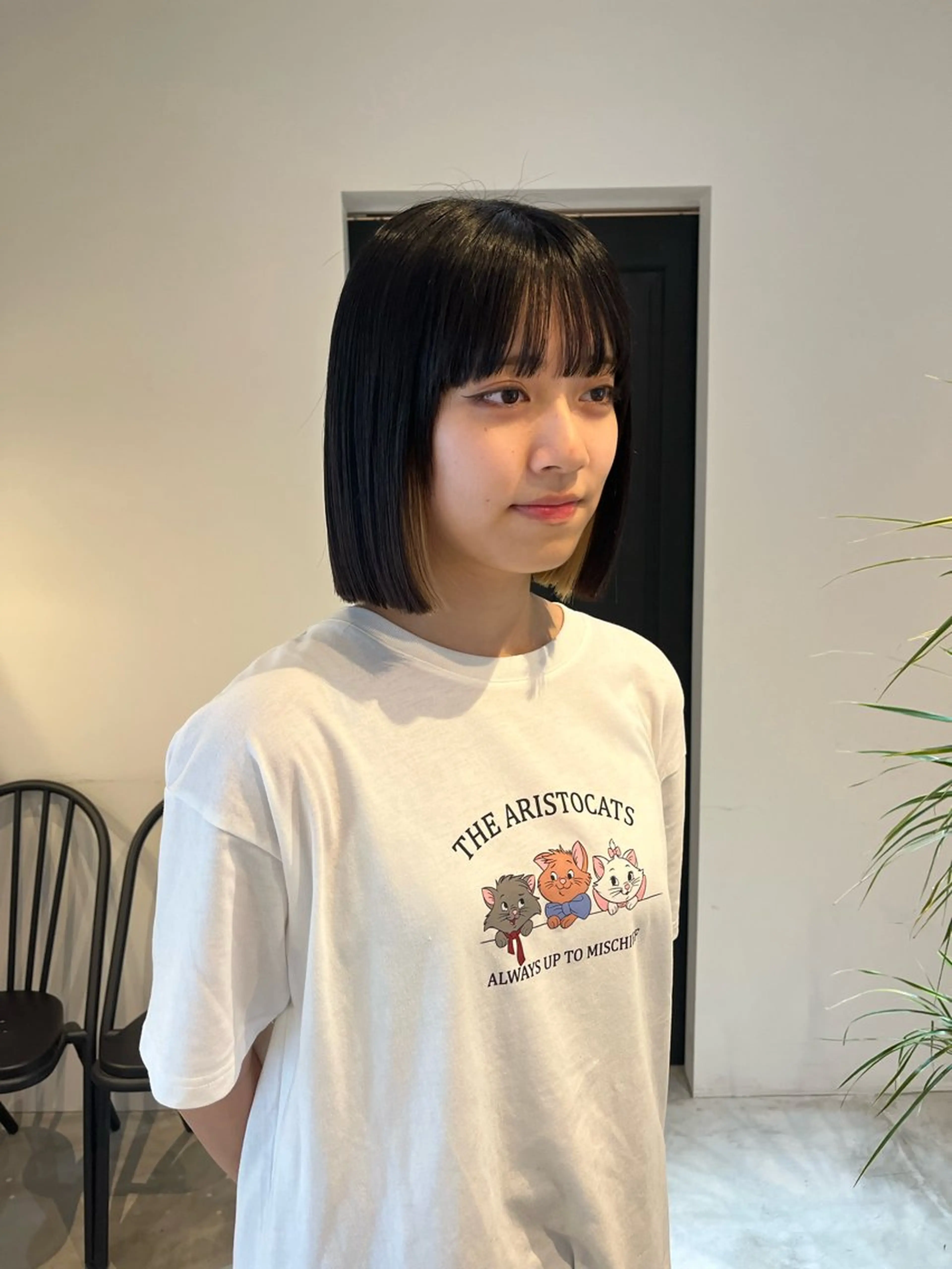 ショート ALLYS 渋谷店所属・最高級の艶のある カラーmei🎨のヘアスタイル