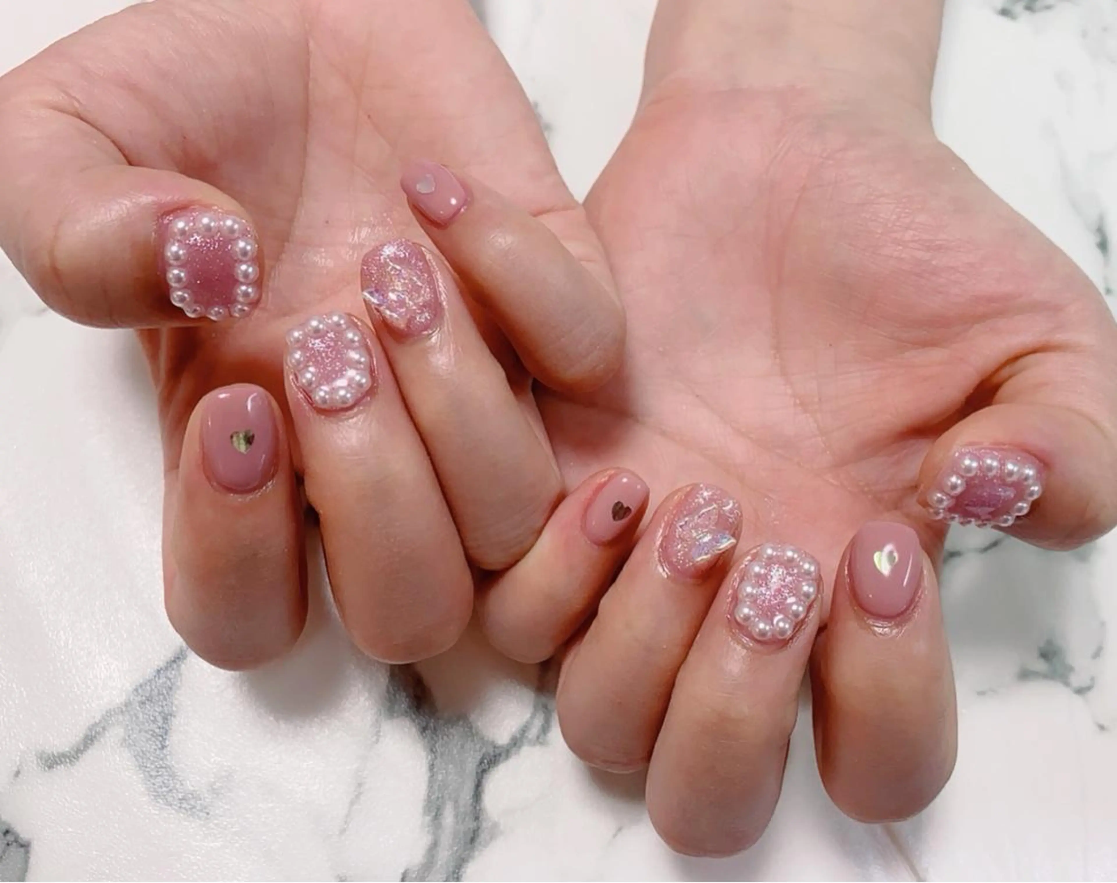 ロング カラー ネイル Q Free nailsのネイルデザイン