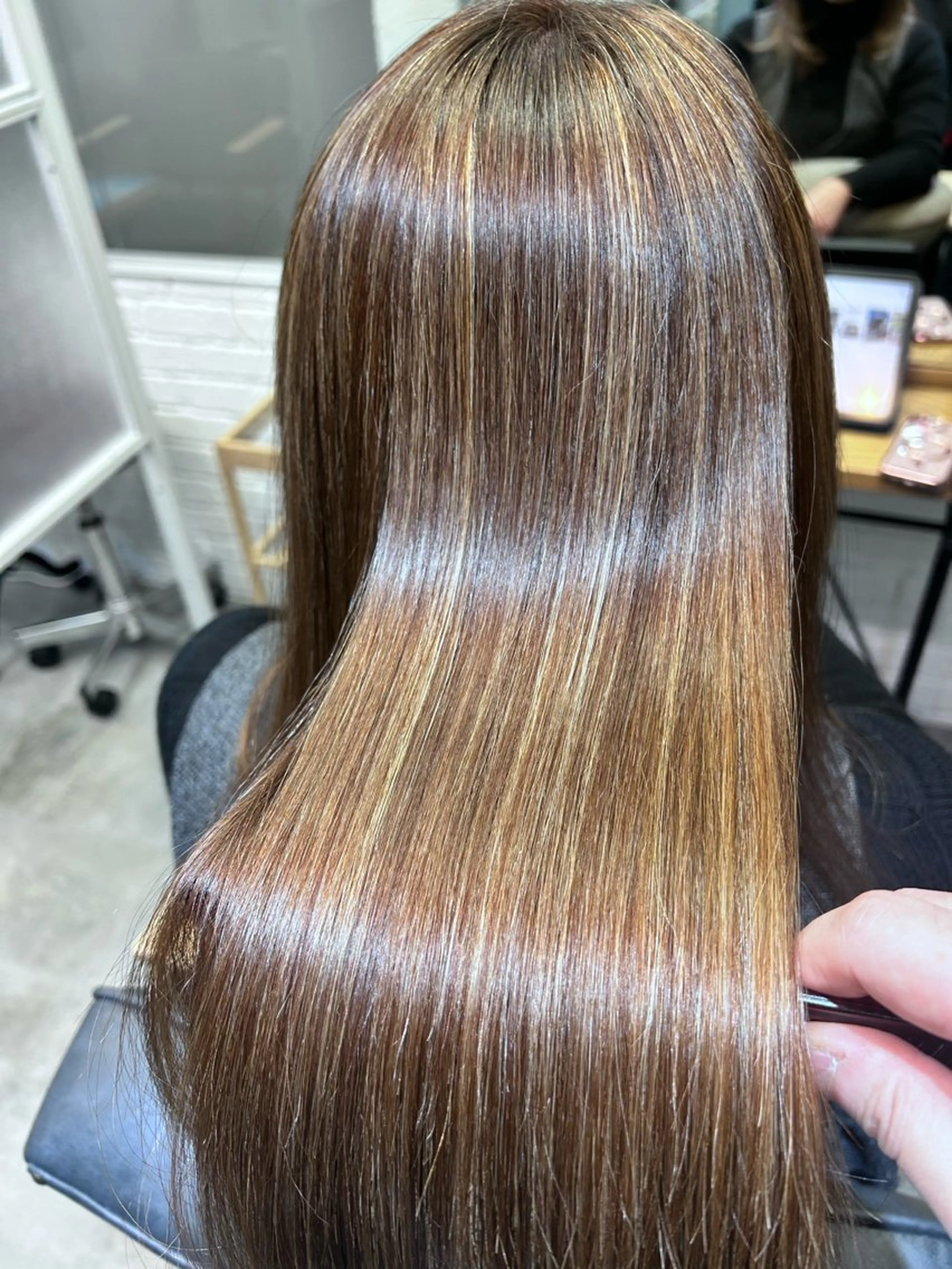 ロング カット 縮毛矯正 トリートメント ✨Less髪質改善✨ シバタのヘアスタイル