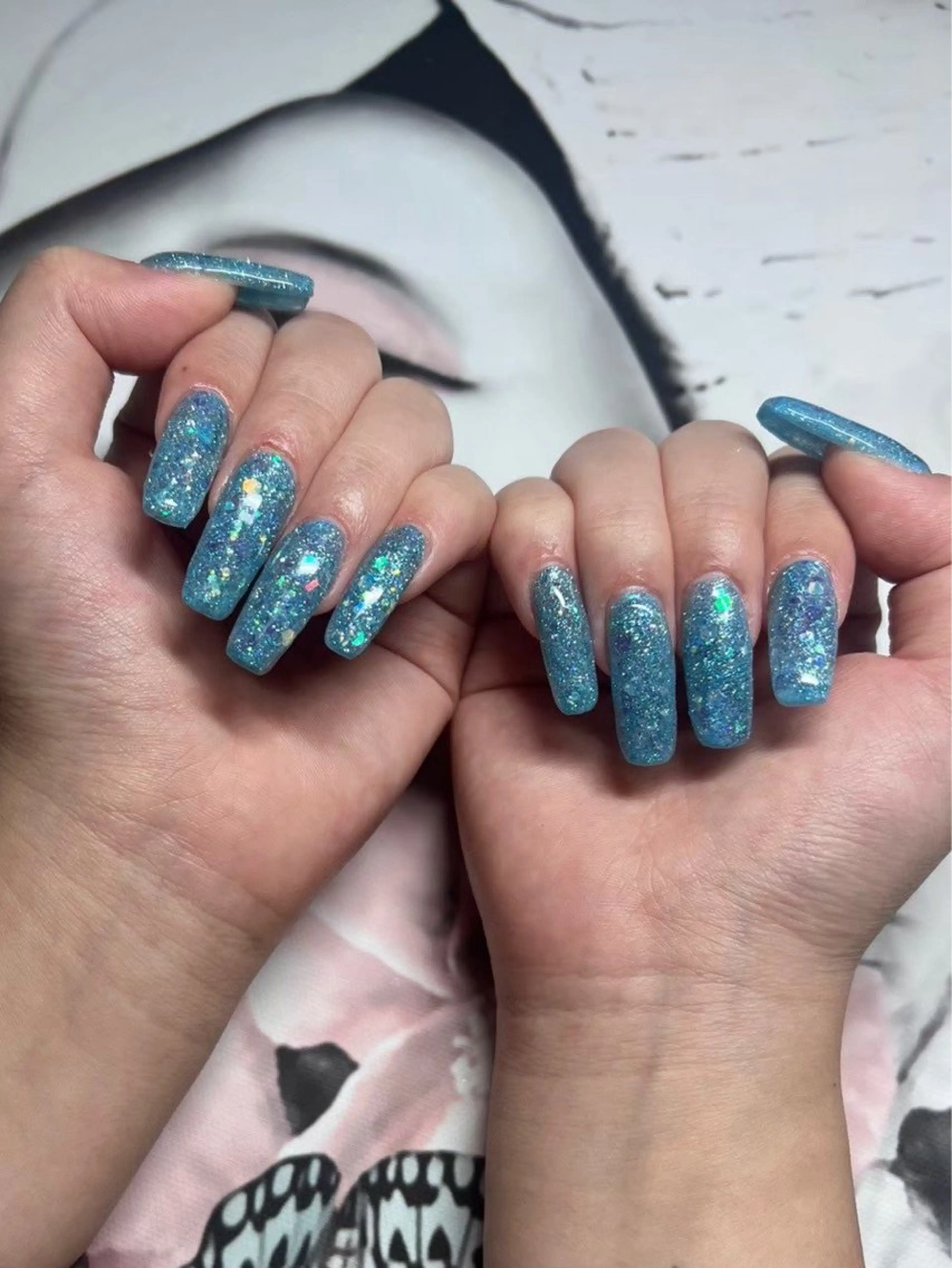 長さ出し10本 〖スカルプチュアorチップ長さだし〗ワンカラー(カラー2色まで無料)の写真