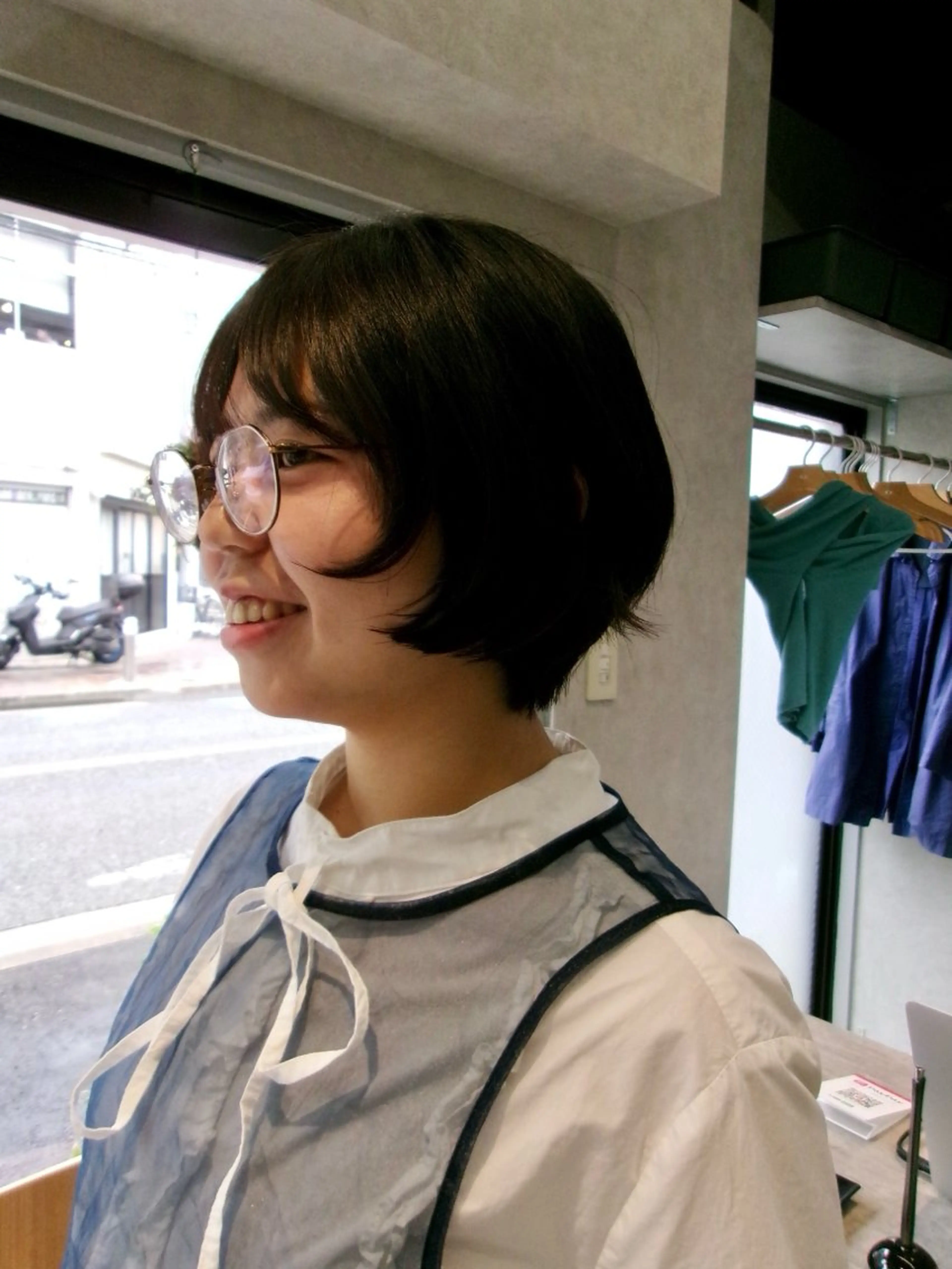 ショート カット ヘアカラー トリートメント ✳︎透明感カラー✳︎ ボブ✳︎nanaのヘアスタイル