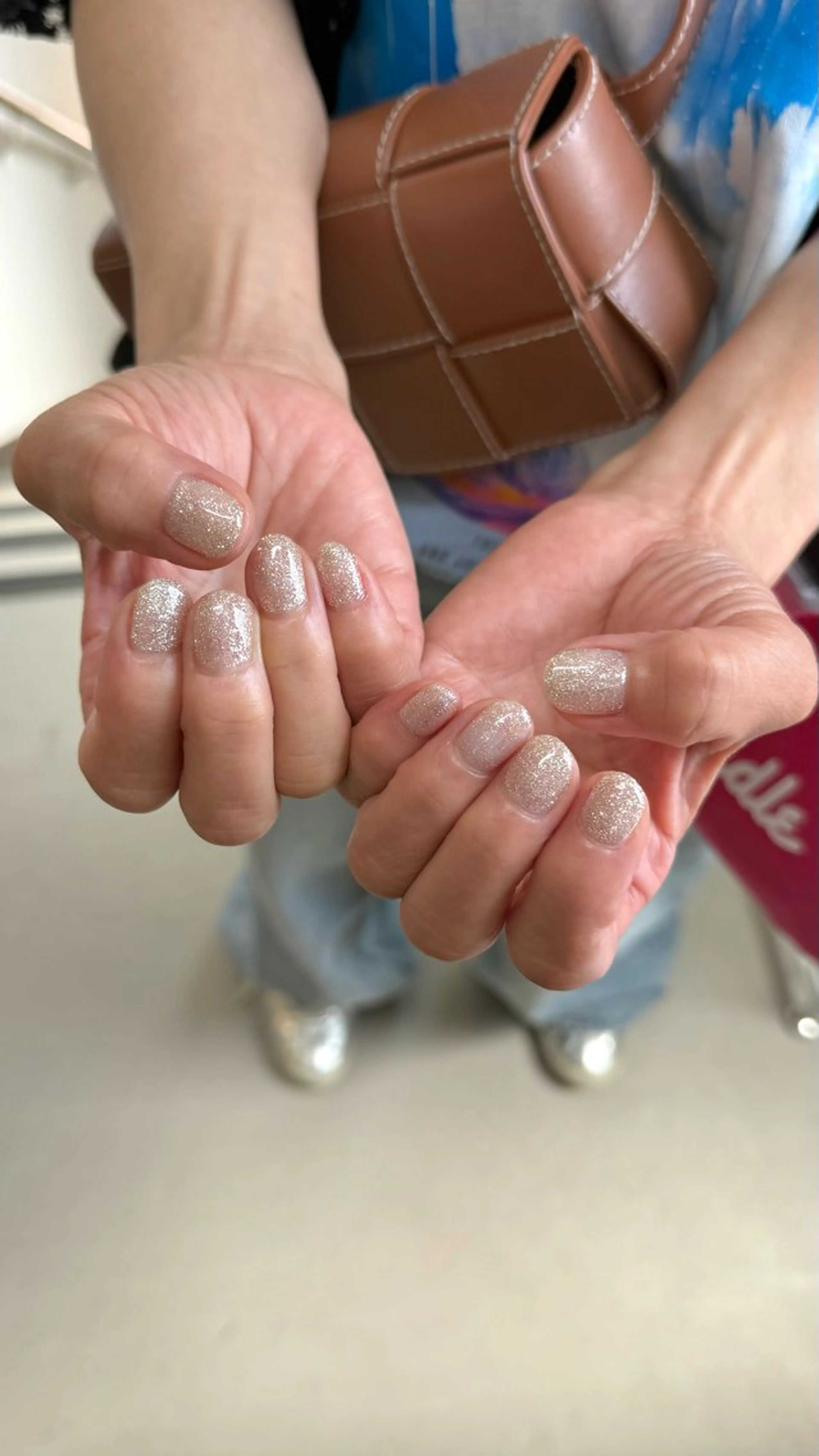 ネイル フラッシュネイル ラメ(グリッター) Dahlia Beauty ダリアビューティー所属・春日井Dahlia Beauty中川のネイルデザイン