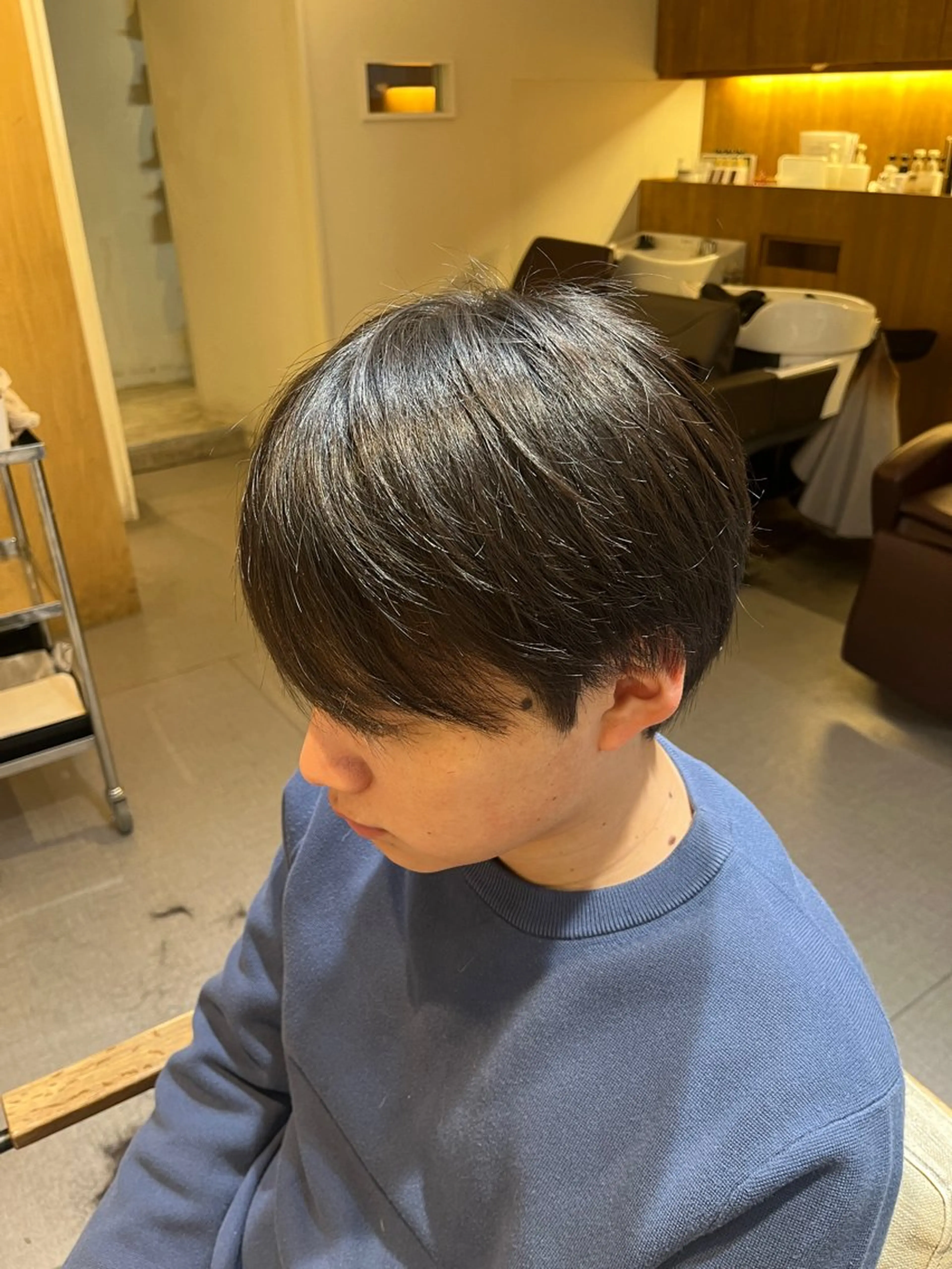 ショート メンズ レディースカット モデル募集中/田中楓のヘアスタイル