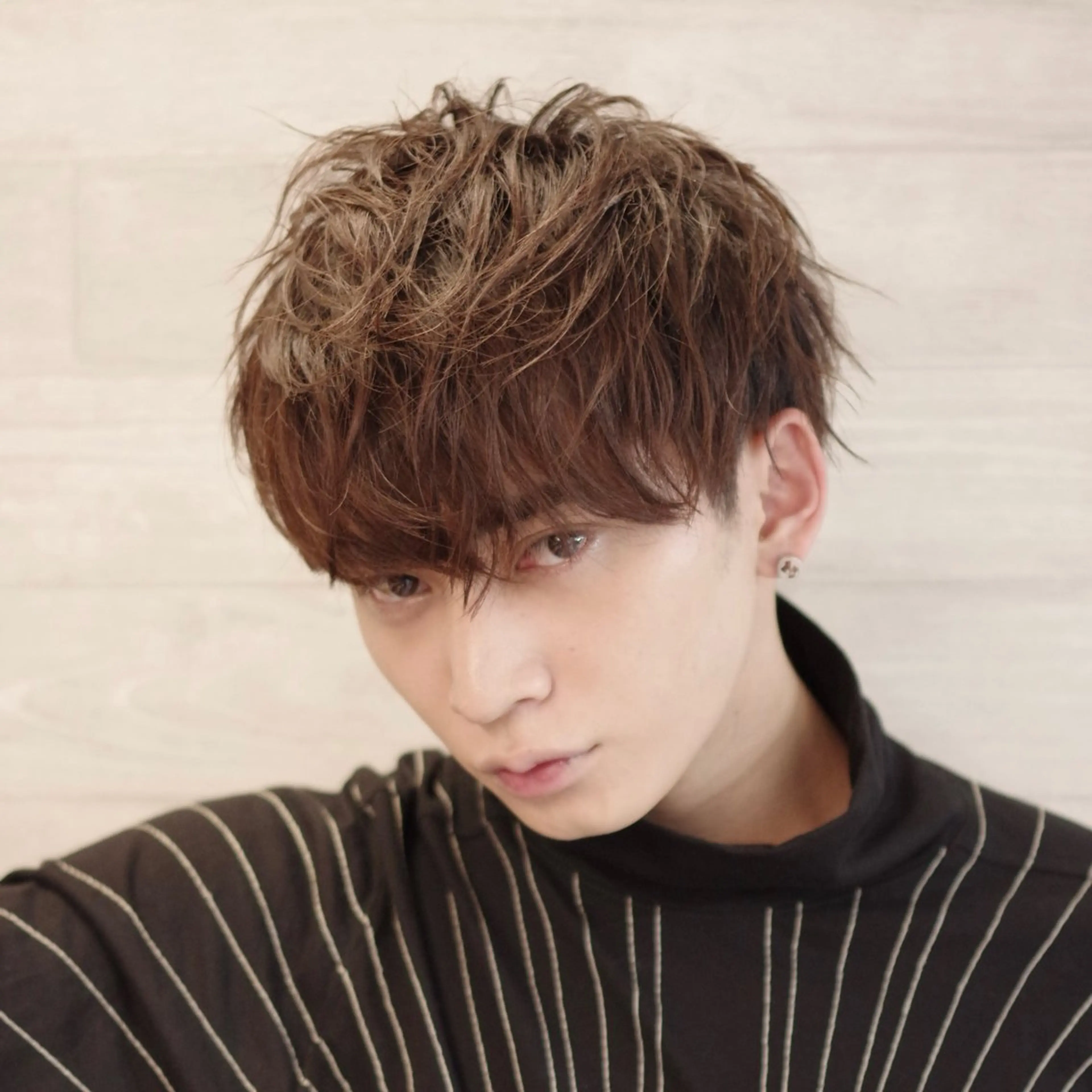 ショート メンズ ANNDER所属・遠藤惟斗/自由が丘/ 透明感カラー/パーマのヘアスタイル