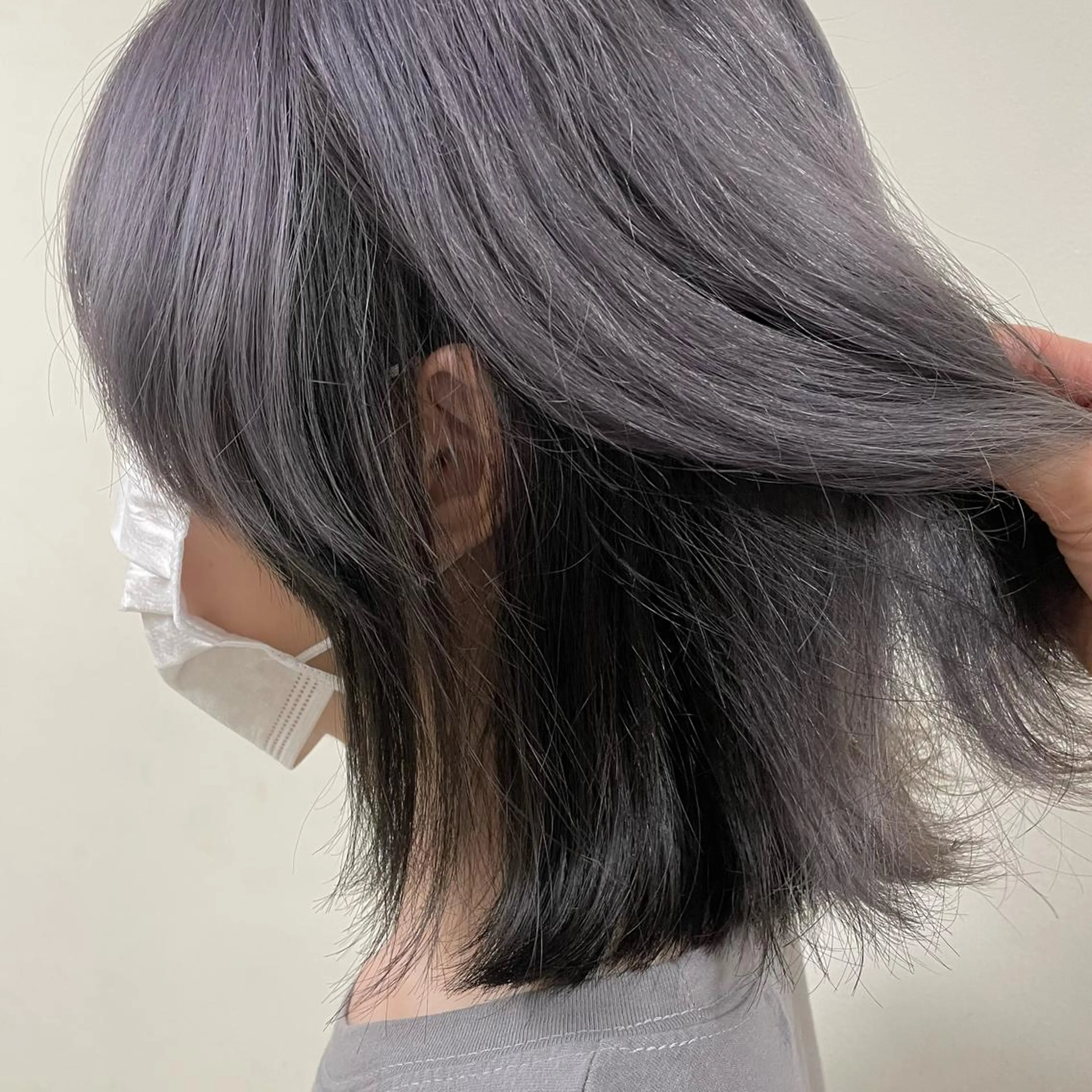 ミディアム カラー ヘアアレンジ カット ヘアカラー トリートメント maoブリーチ無し 似合わせカラーのヘアスタイル