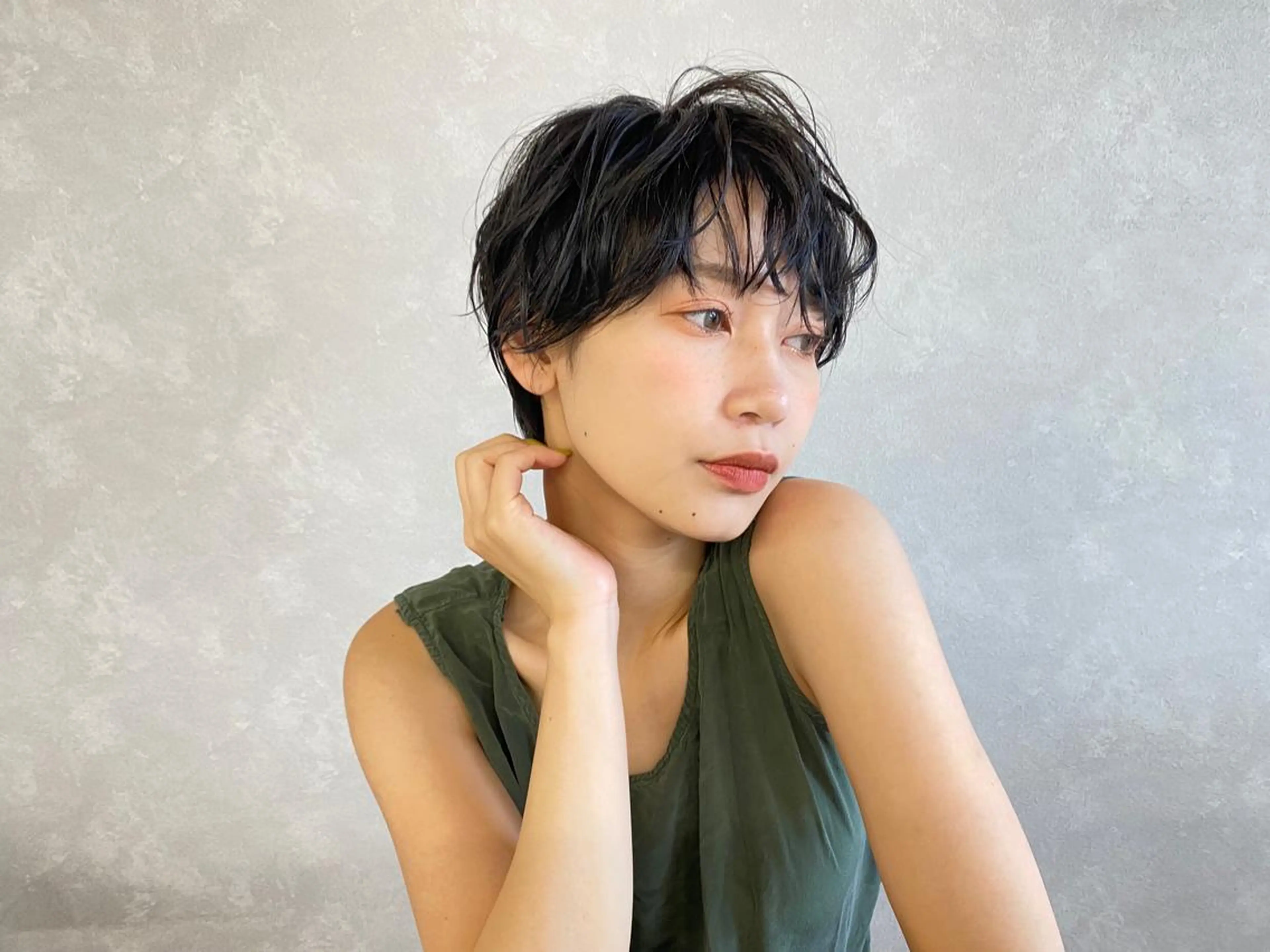 ショート カラー ボブ ショートヘア レイヤー／似合わせ TAKUYAのヘアスタイル