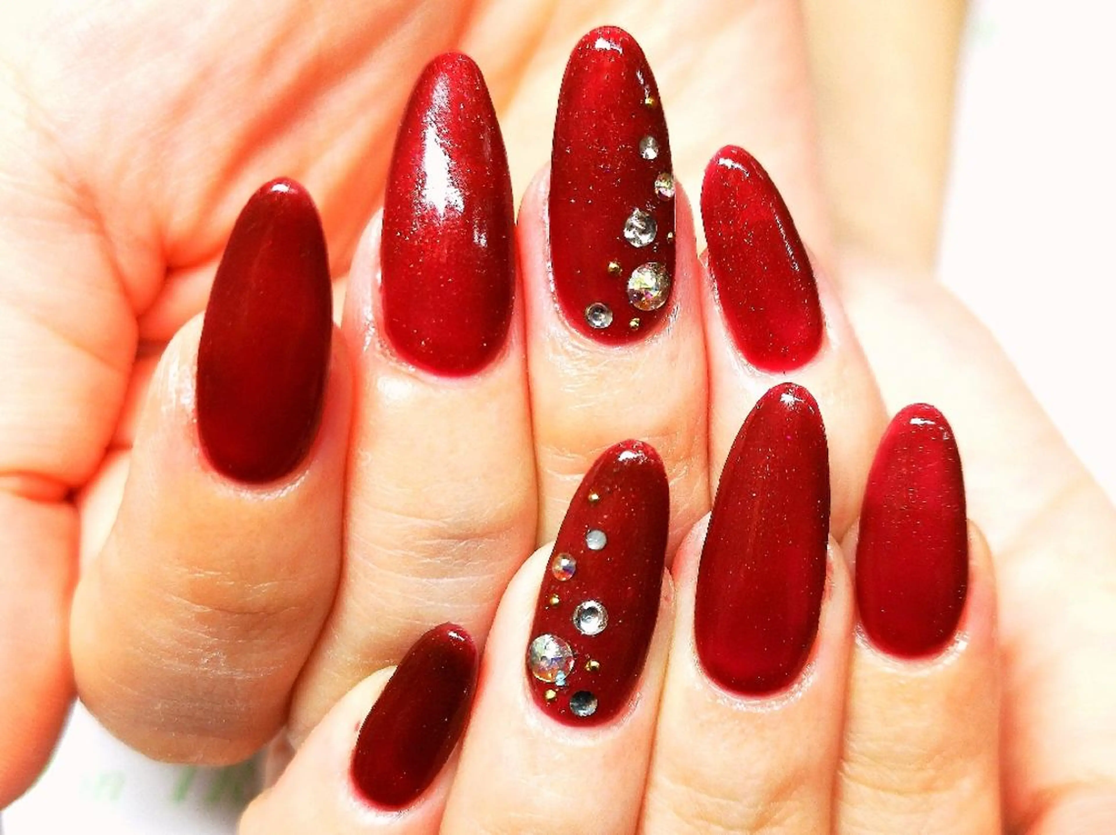 オフなし💅シンプル/ネイル初心者向け(ワンカラー・カラーグラデーション)の写真