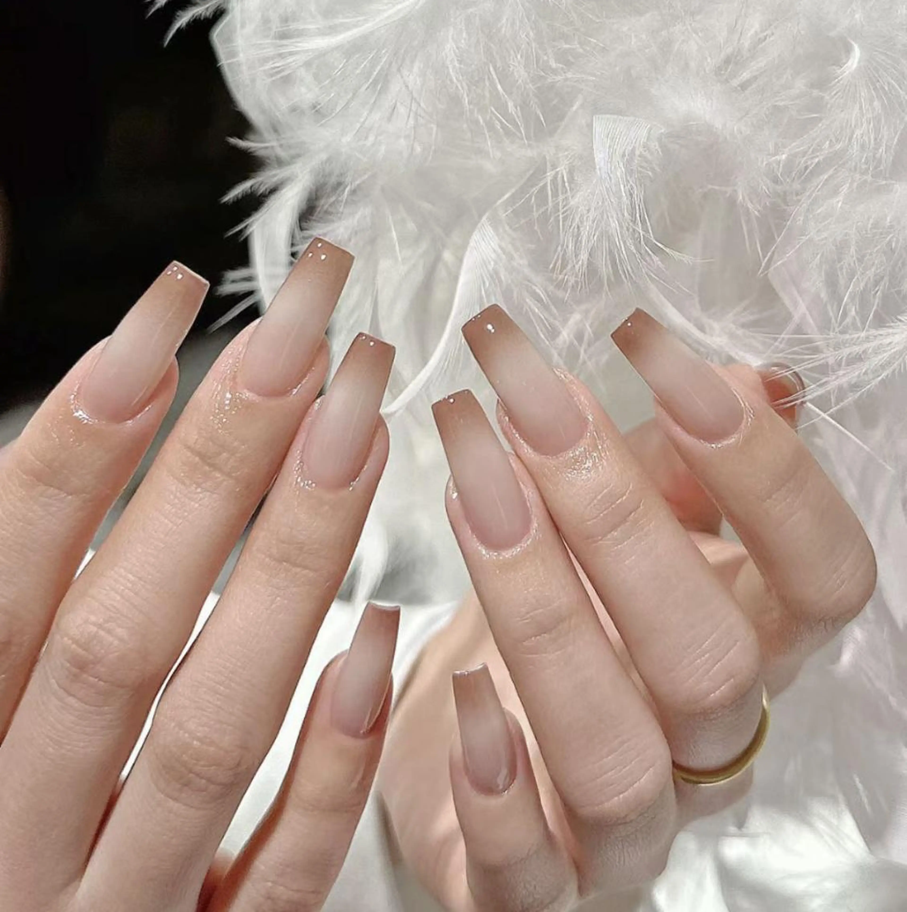 ネイル アートネイル 長さ出し ネイルチップ Queen's ゆなのネイルデザイン