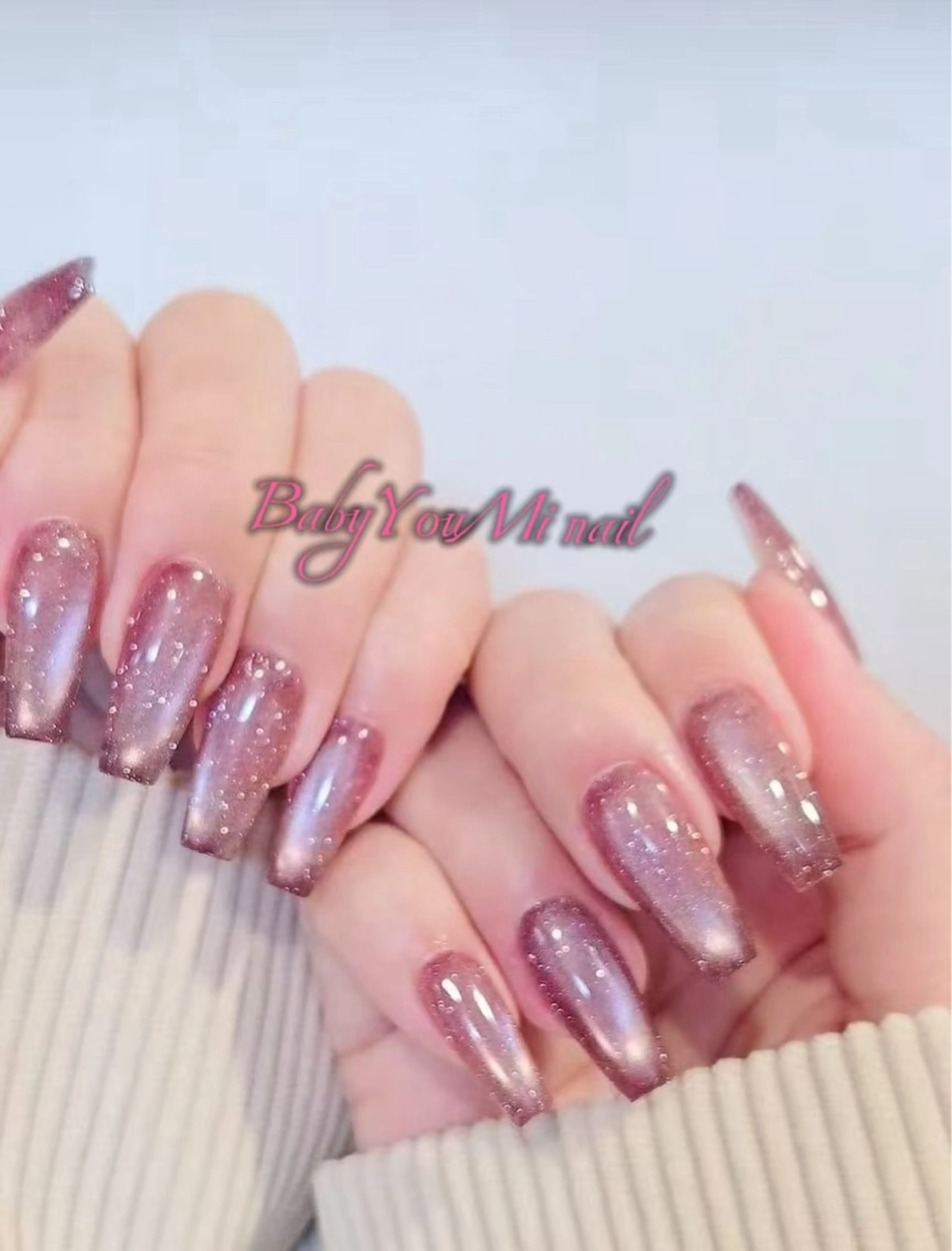 ネイル オーロラネイル フラワーネイル フットネイル フレンチネイル ジェルネイル ハンドネイル BabyYouMi nailのネイルデザイン