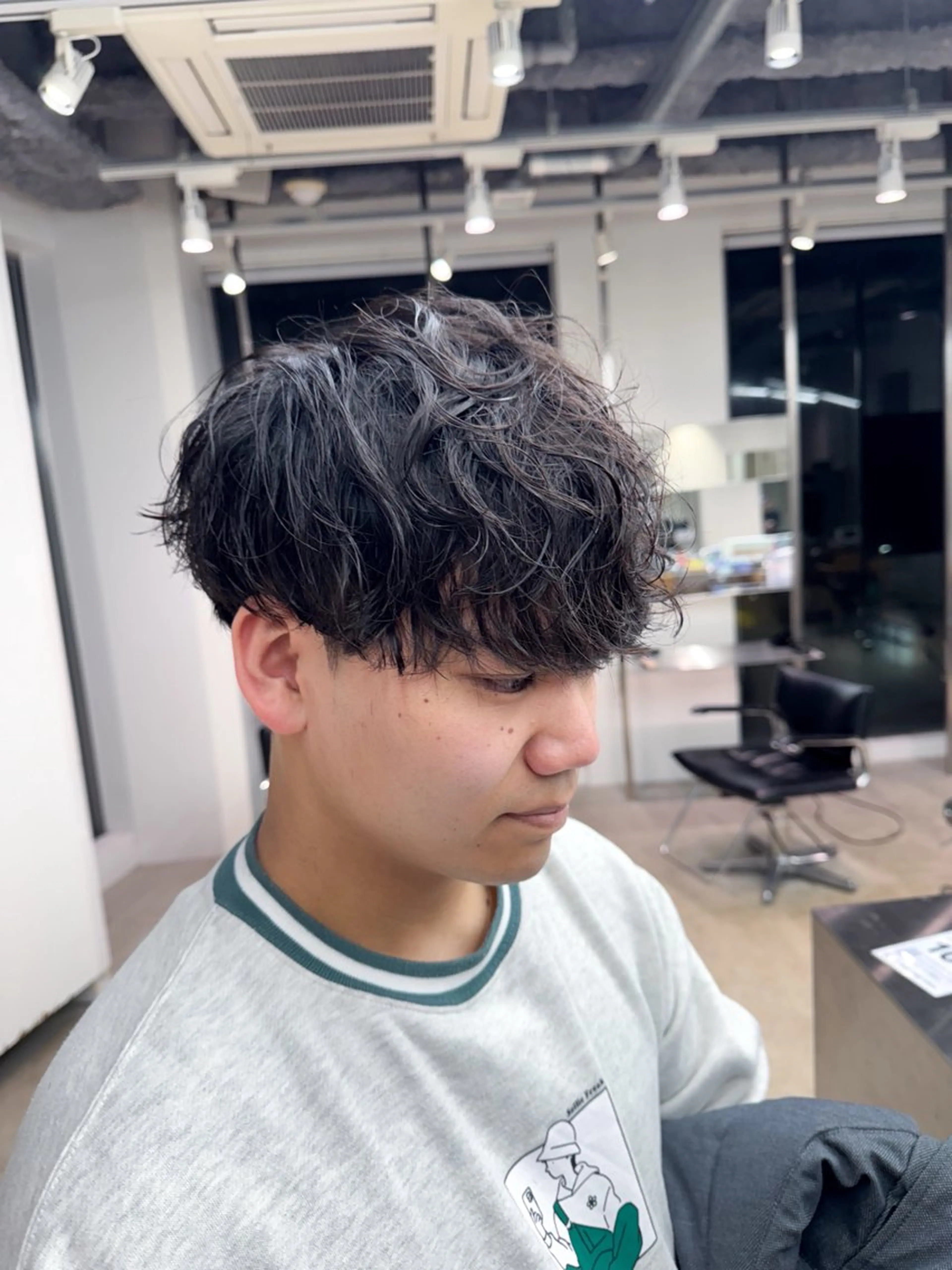 パーマ メンズ メンズパーマ カット パーマ トリートメント fifth天神/末廣 和也のヘアスタイル