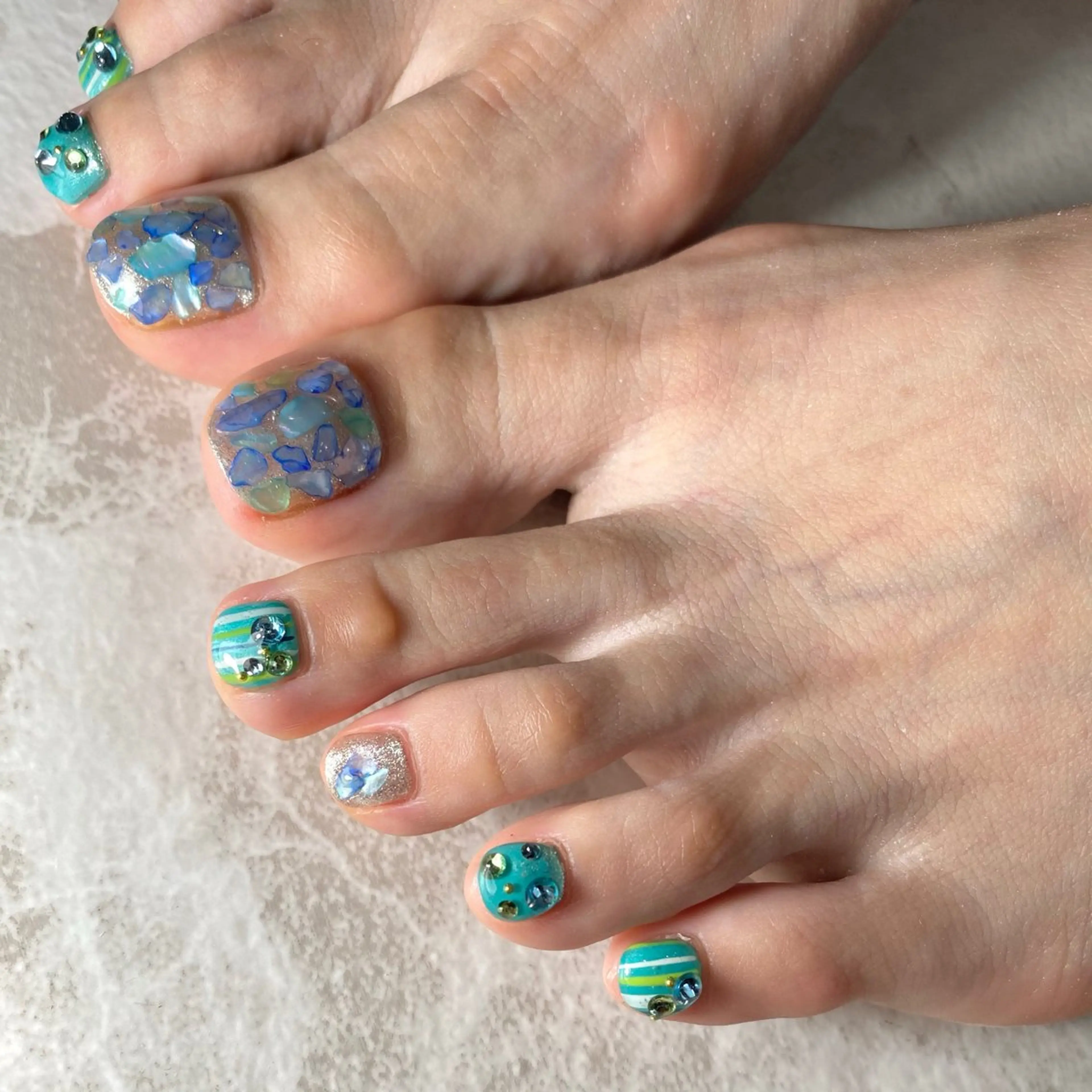 ネイル フットネイル RandP ｰikumiのネイルデザイン