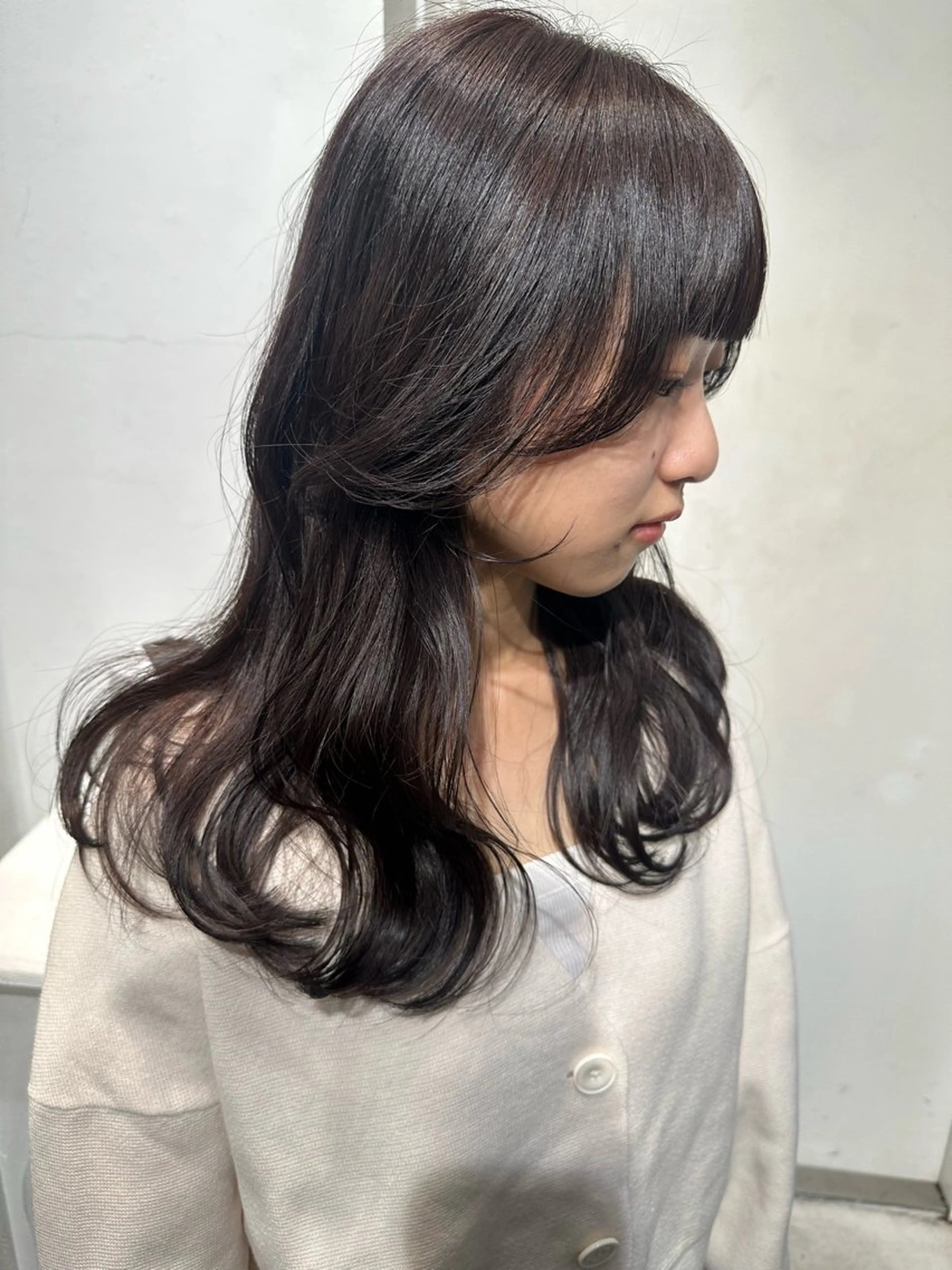 セミロング カラー カット ヘアカラー レイヤーカット/艶髪 ✨💭KIRARIのヘアスタイル