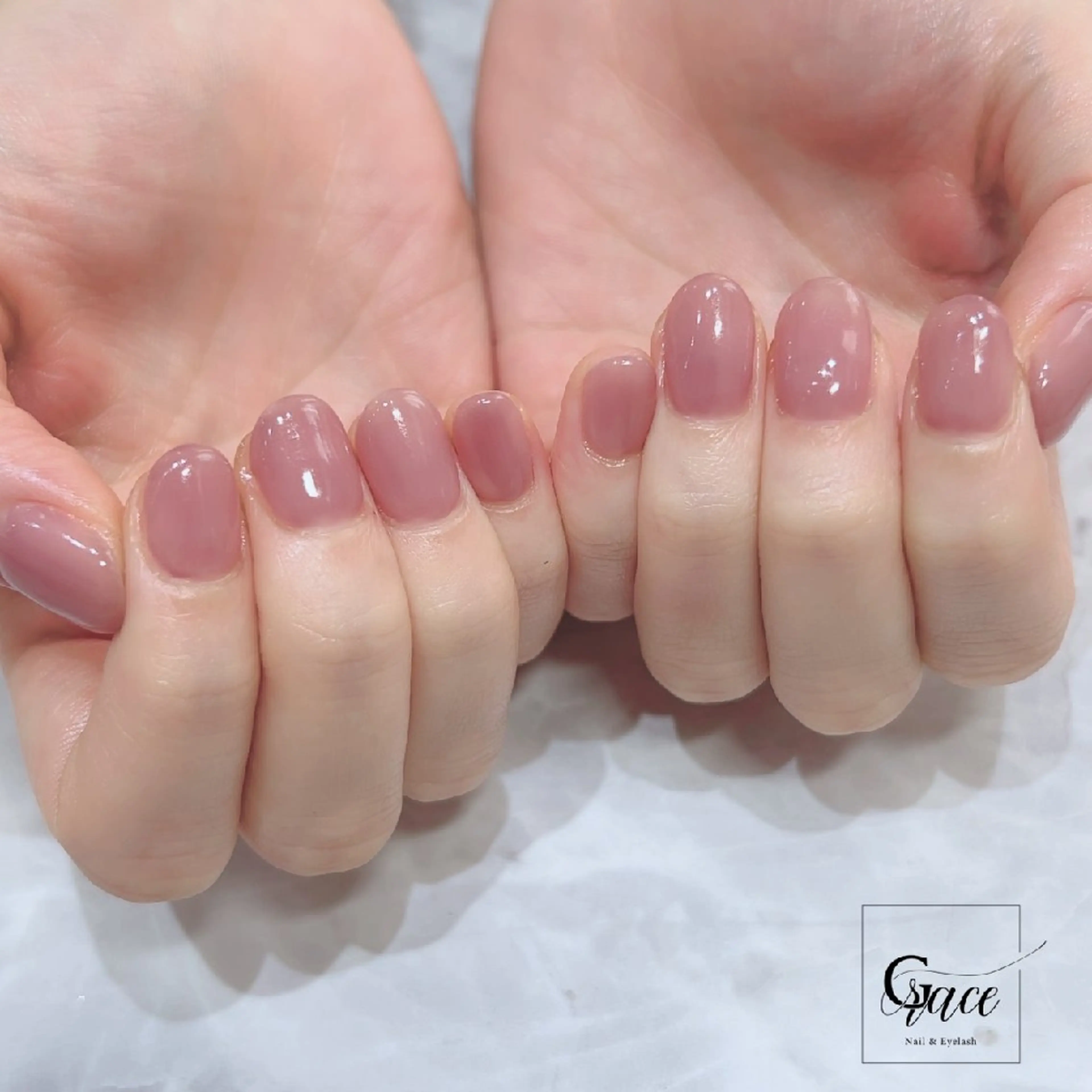 ネイル ワンカラーネイル Nail＆Eyelash Grace所属・淵野辺 Grace harukaのネイルデザイン