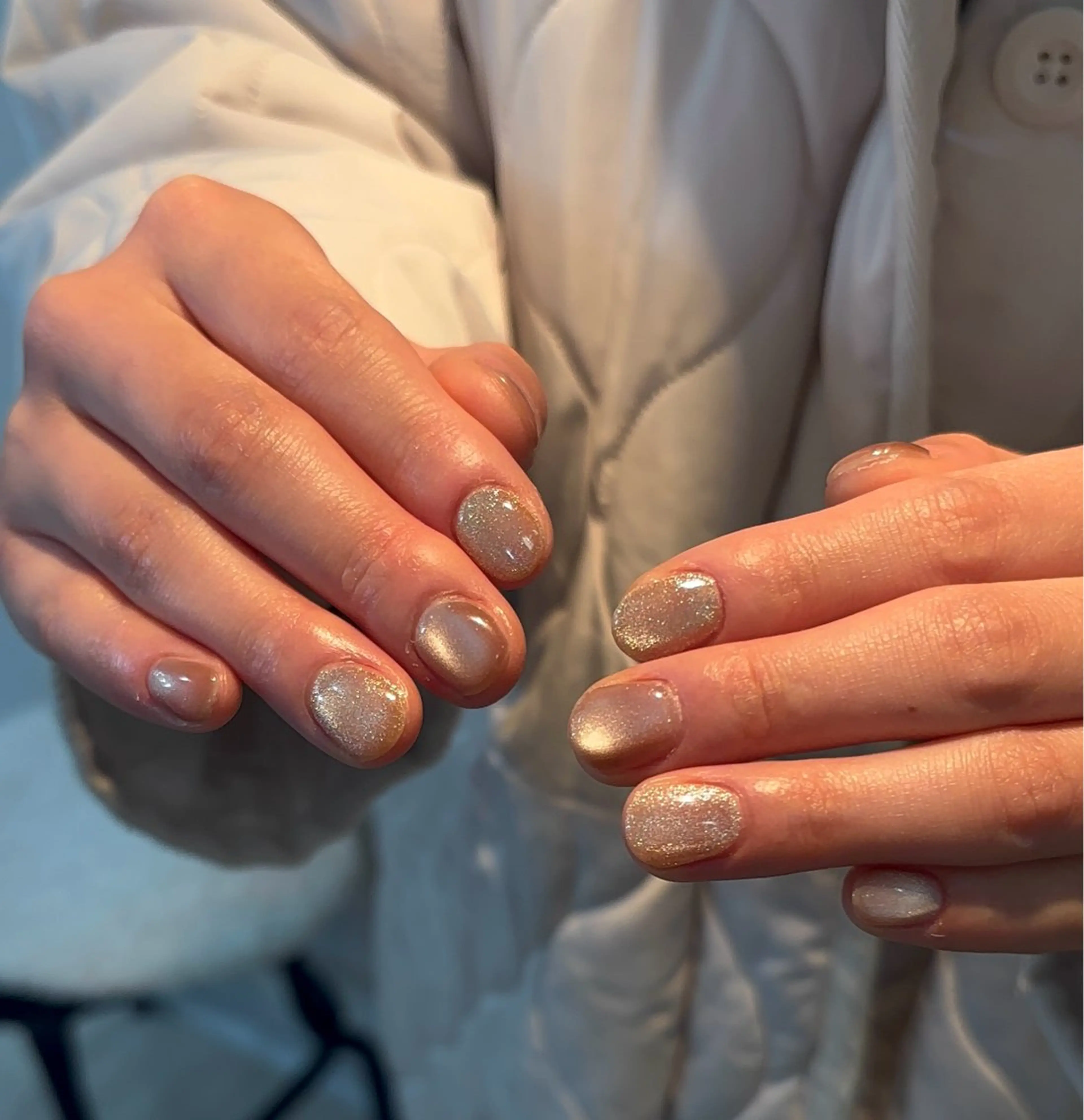 ネイル キラキラネイル マグネットネイル free'snail N A Oのネイルデザイン