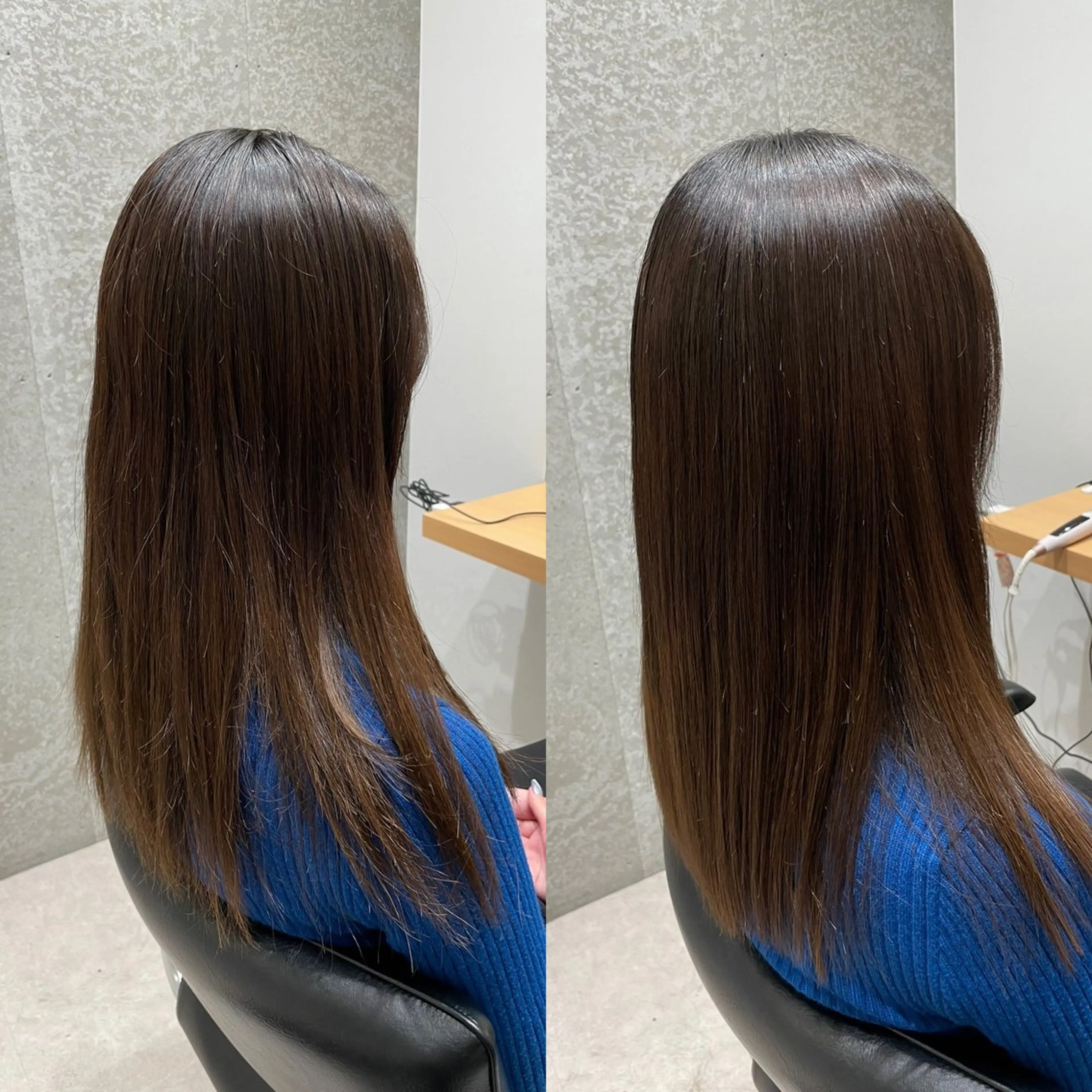 セミロング 髪質改善 トリートメント カット トリートメント 髪質改善ヘアケア 艶髪特化/上田のヘアスタイル