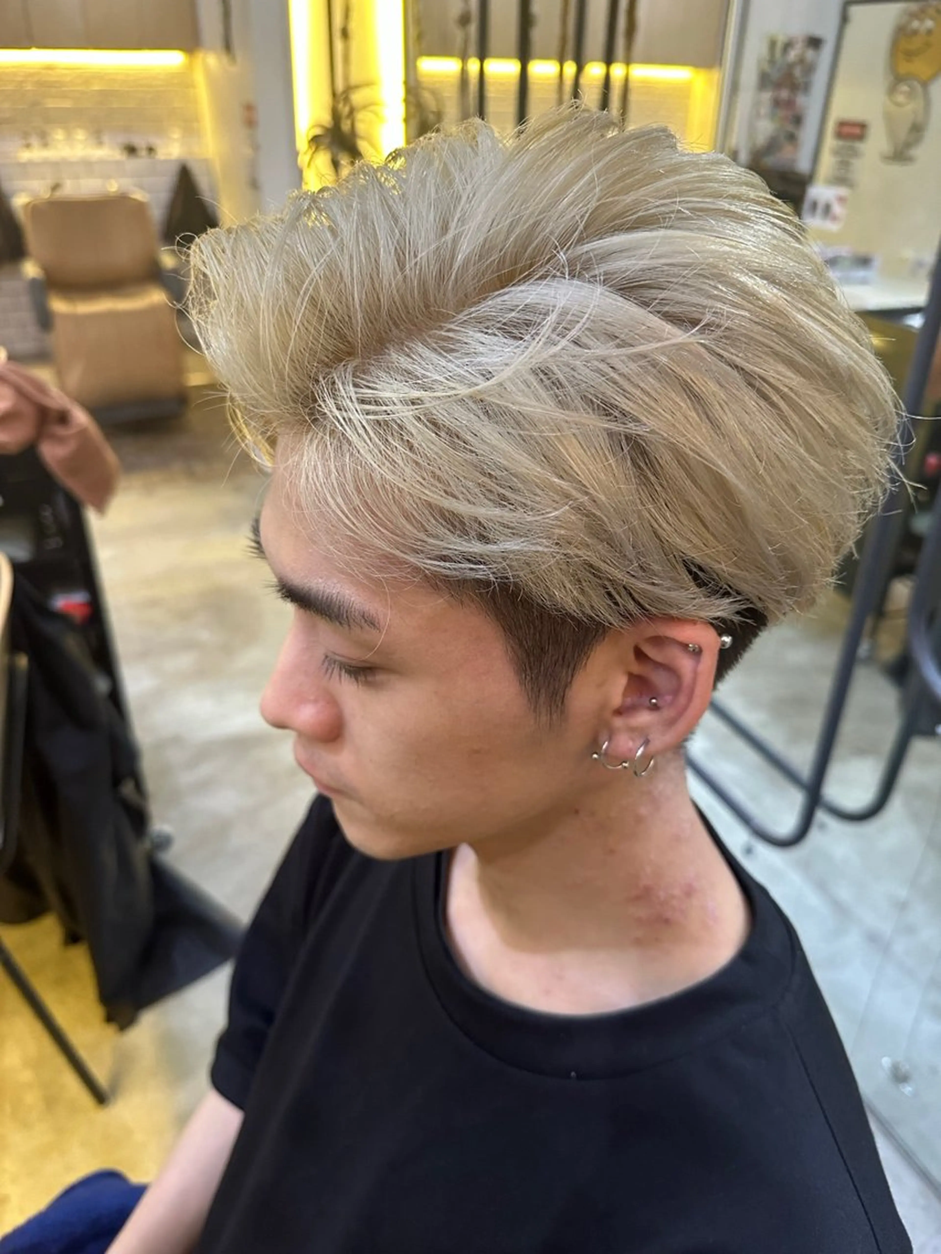 ミディアム メンズ メンズ特化美容師 中戸 滉のヘアスタイル