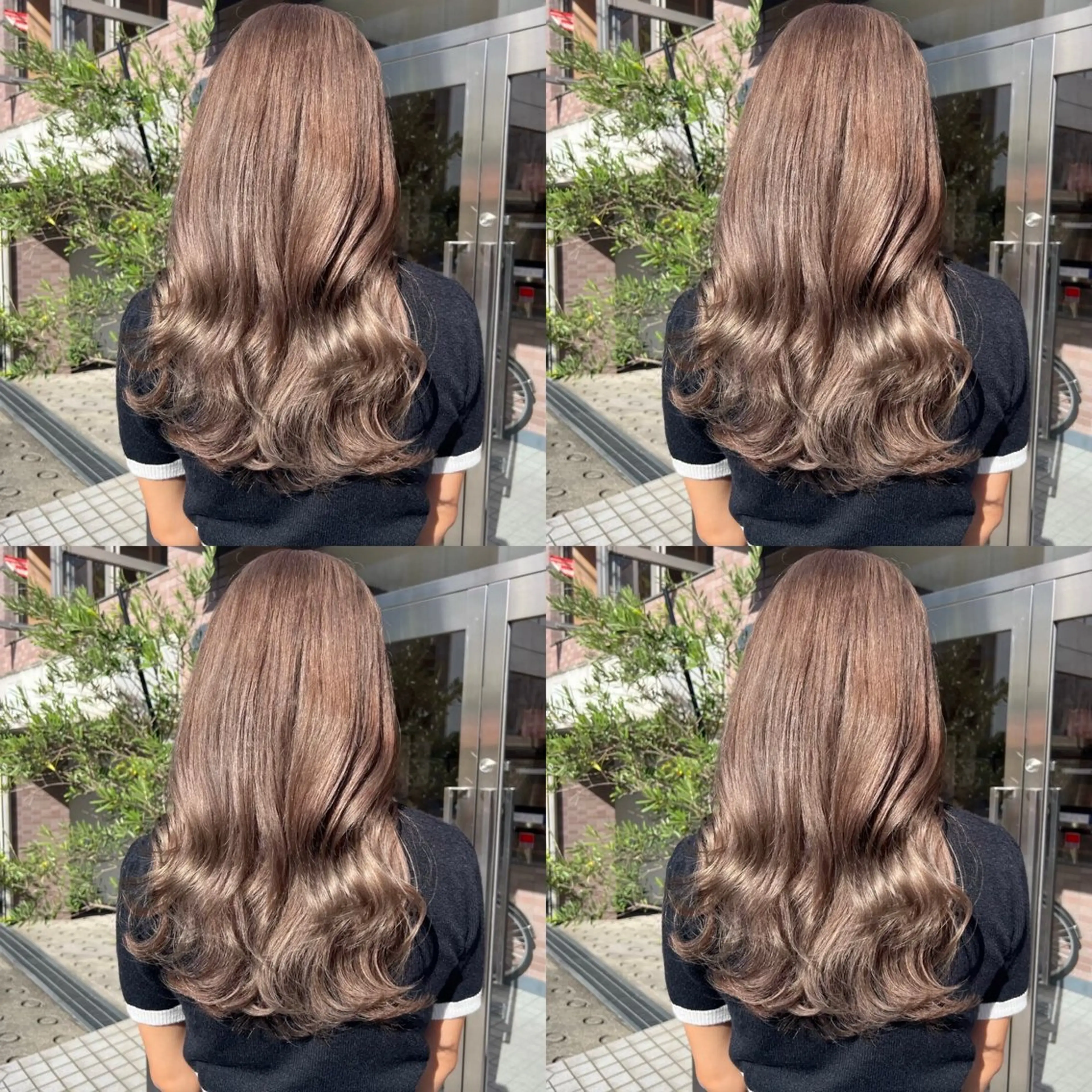 🎀ミニモ限定🎀【暖色系ワンカラー】+【Aujua3stepトリートメント】+超音波アイロン+コテ巻き仕上げ無料🖤の写真