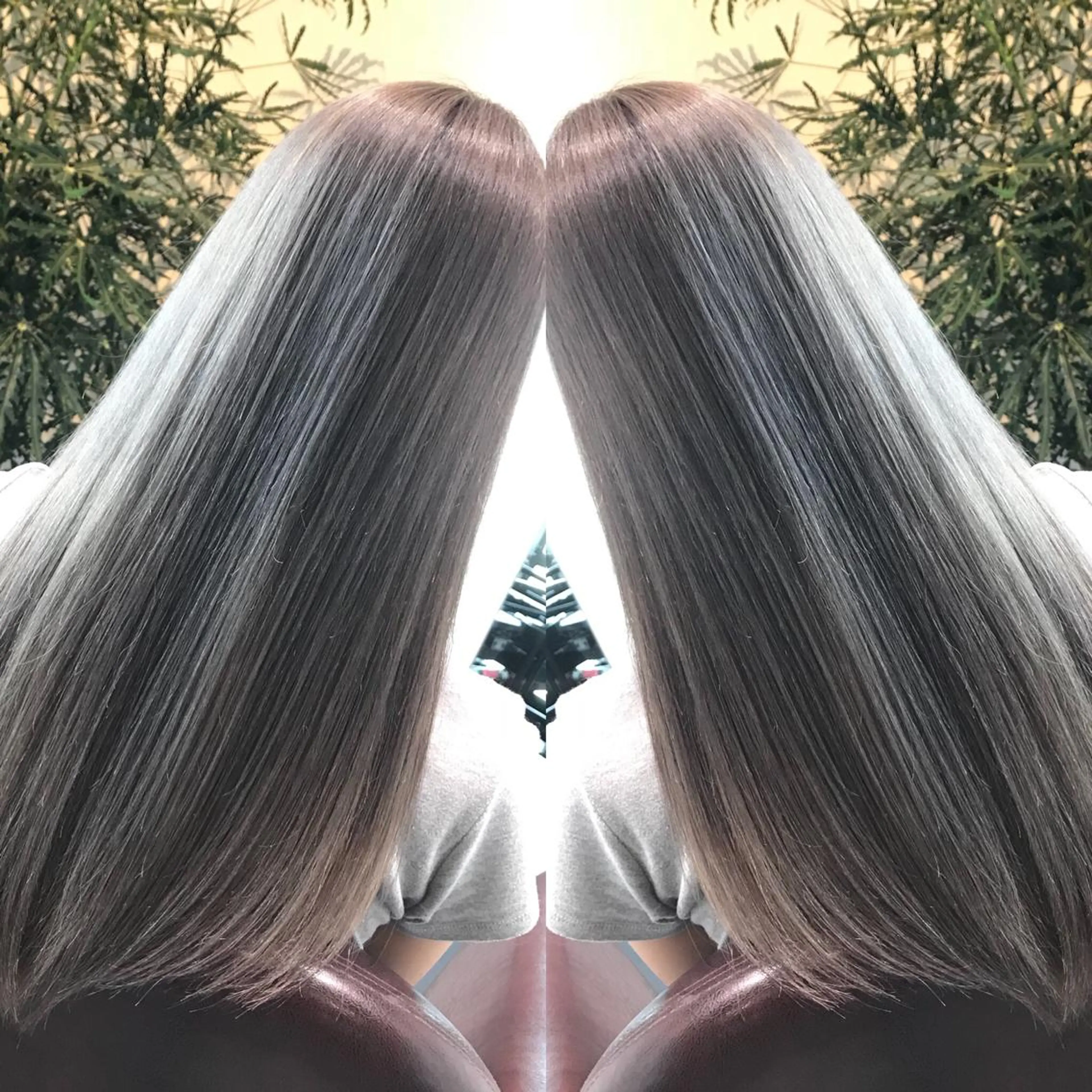 ロング カラー アッシュ シルバー シルバーアッシュ Fave【フェイブ】 /🌈推し活のその他イメージ