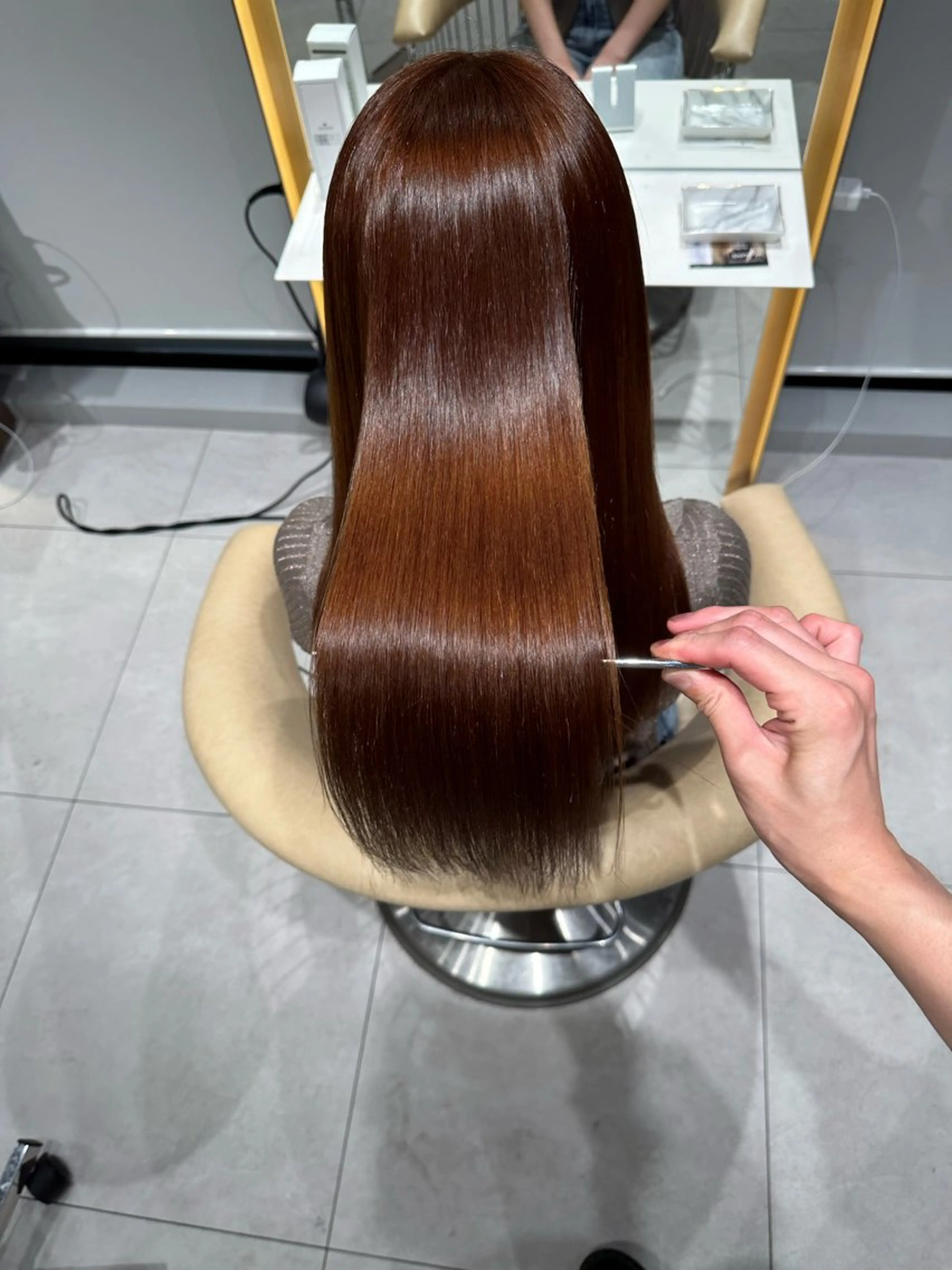 ロング トリートメント 《髪質改善✖️オリー ブ🧸》小嶋拓也のヘアスタイル