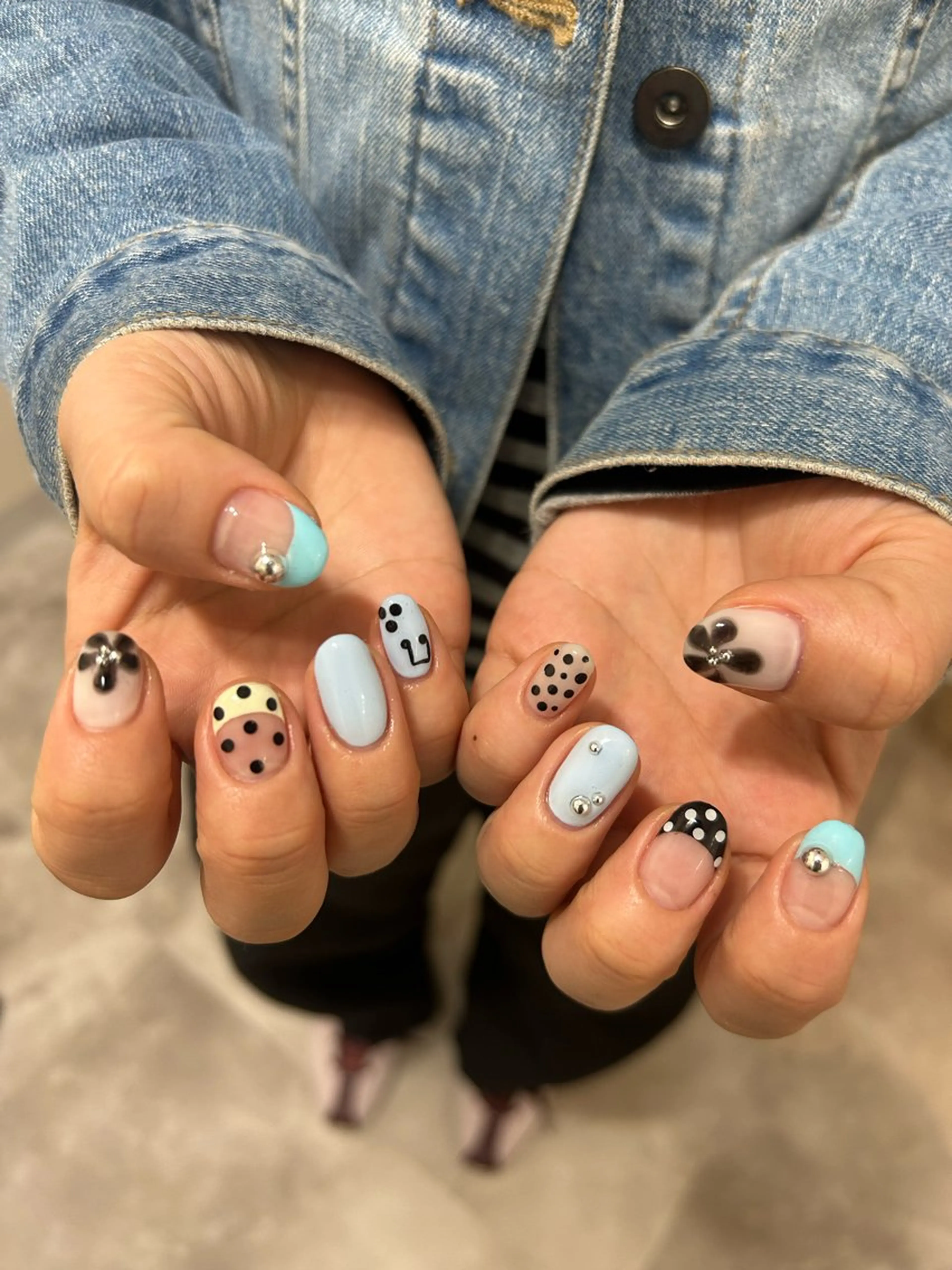 ネイル ハンドネイル nailsalon Belle KUMAのネイルデザイン