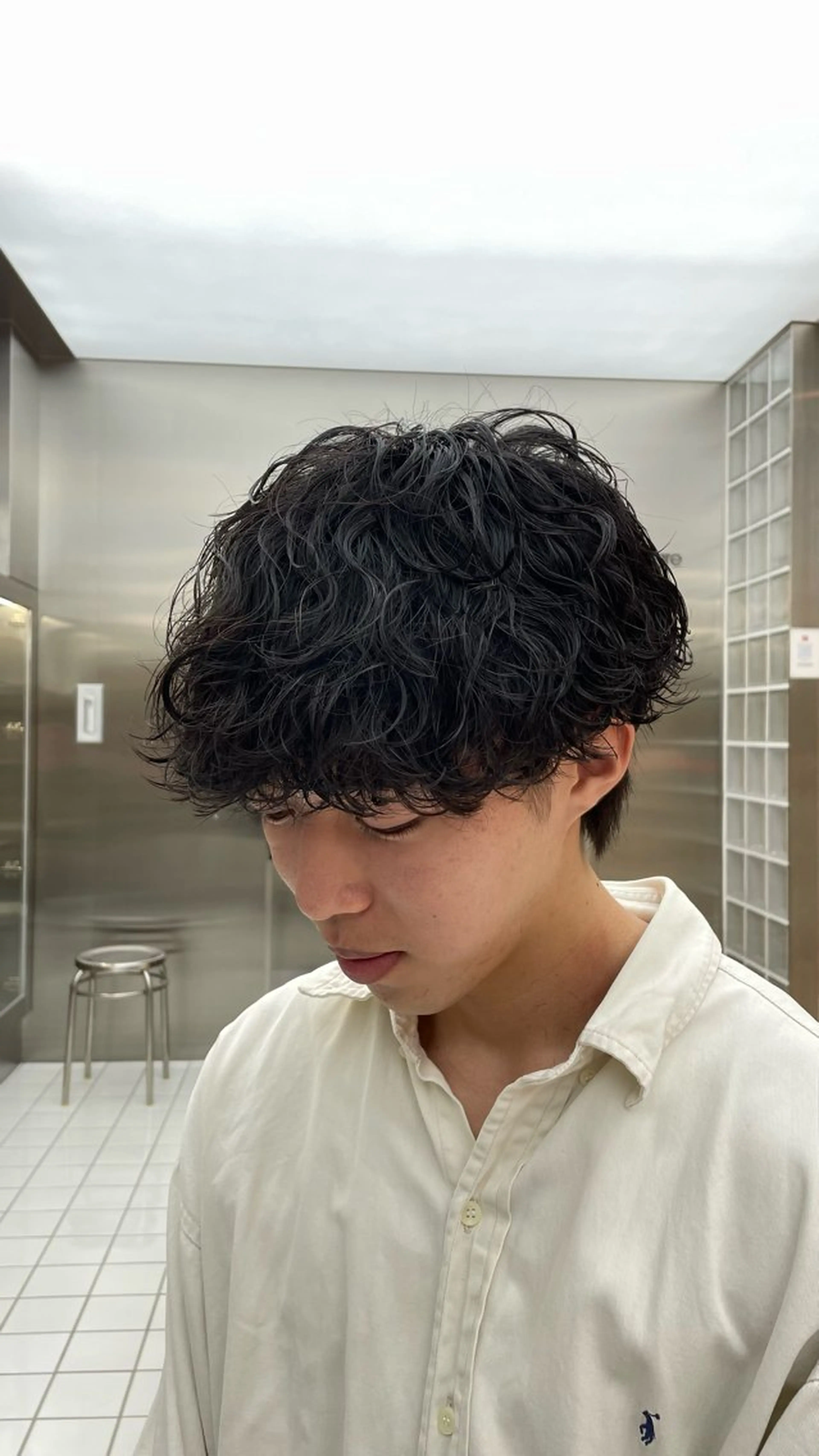 パーマ メンズ カット パーマ fifth 阿部楓のヘアスタイル