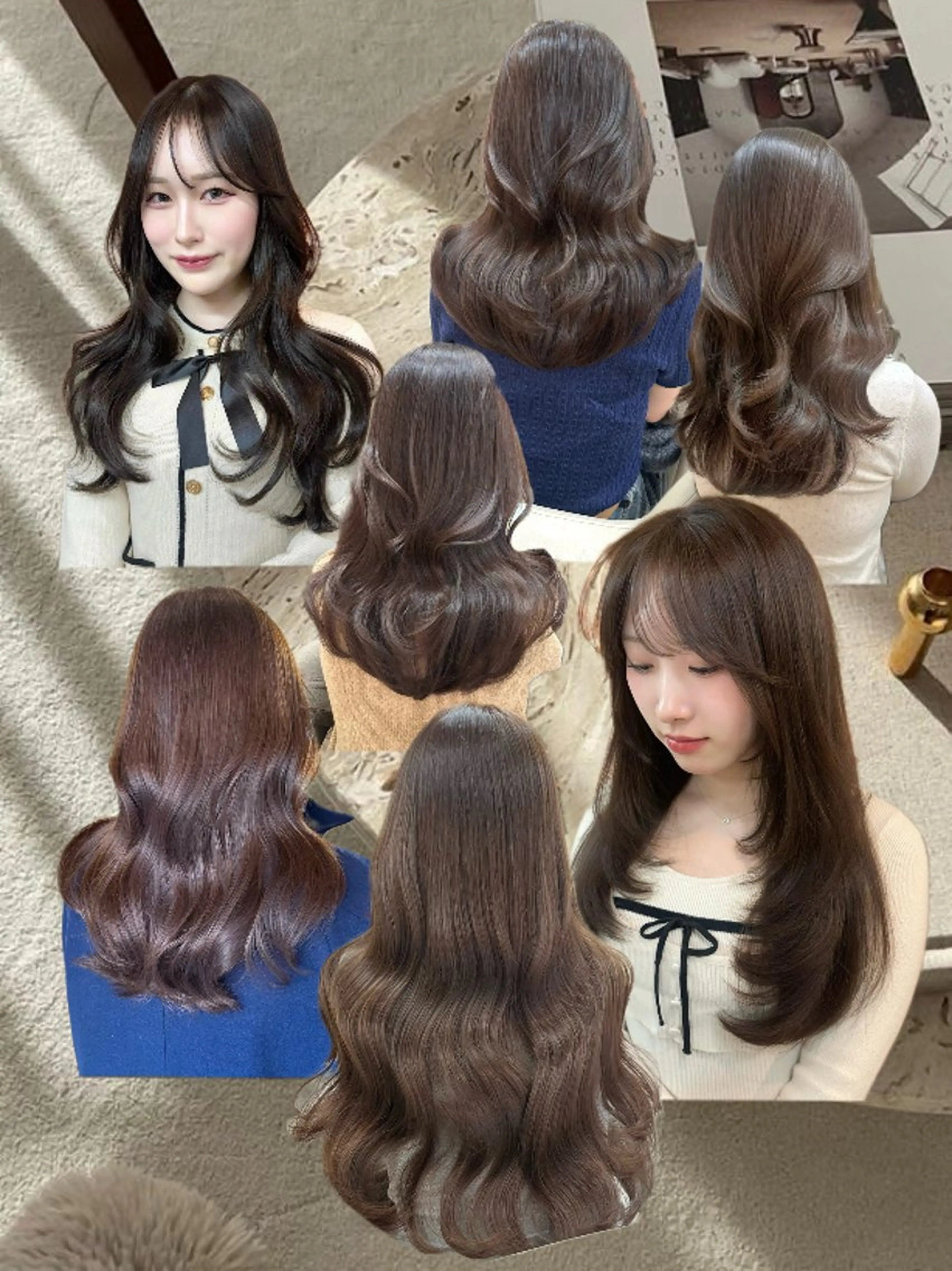 ロング カラー 韓国ヘア🦢🖤 Sayumiのヘアスタイル