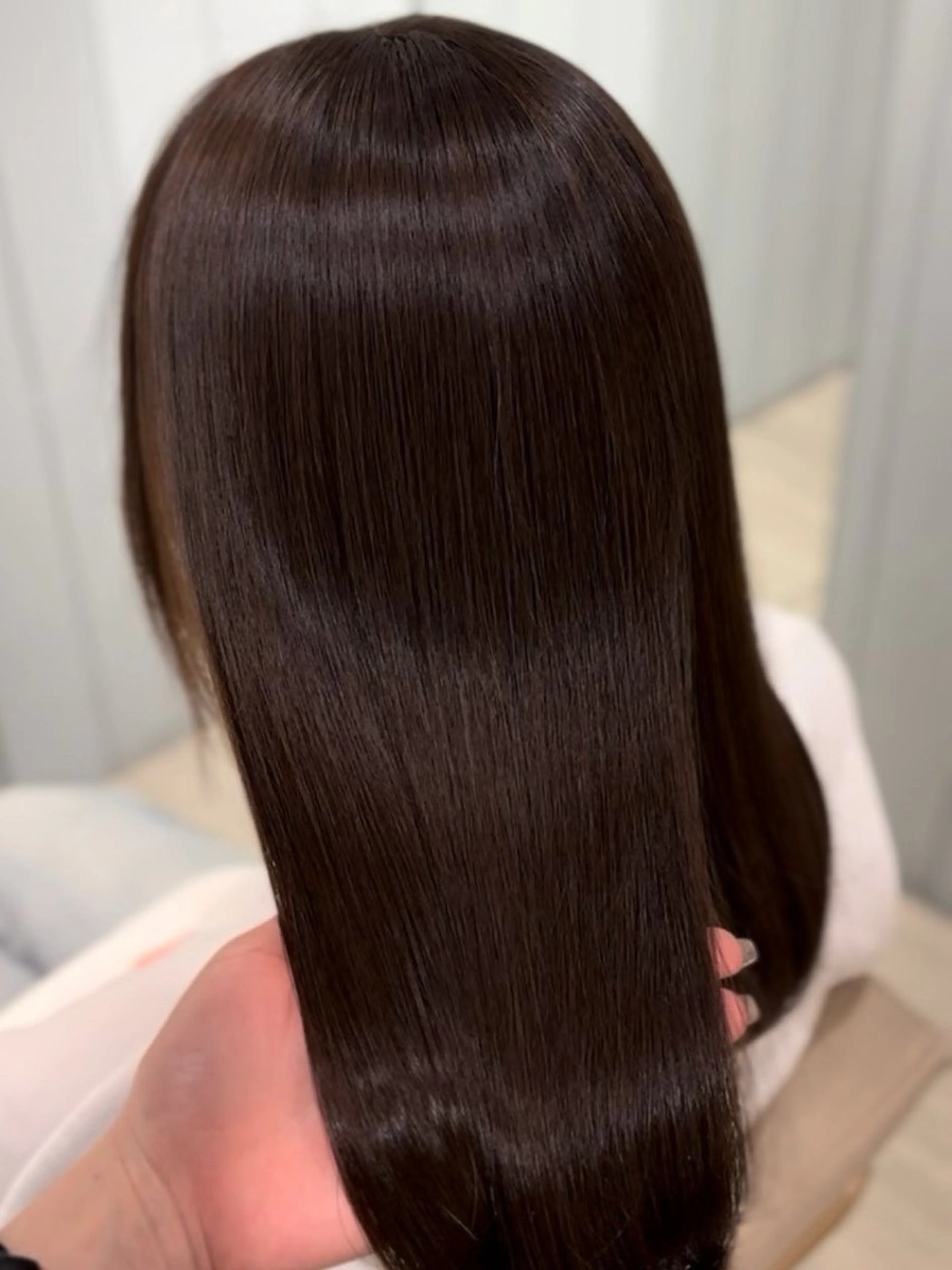 ミディアム カラー 髪質改善 縮毛矯正 トリートメント ヘアカラー 縮毛矯正 トリートメント 美髪縮毛矯正/髪質 改善/Lecielのヘアスタイル