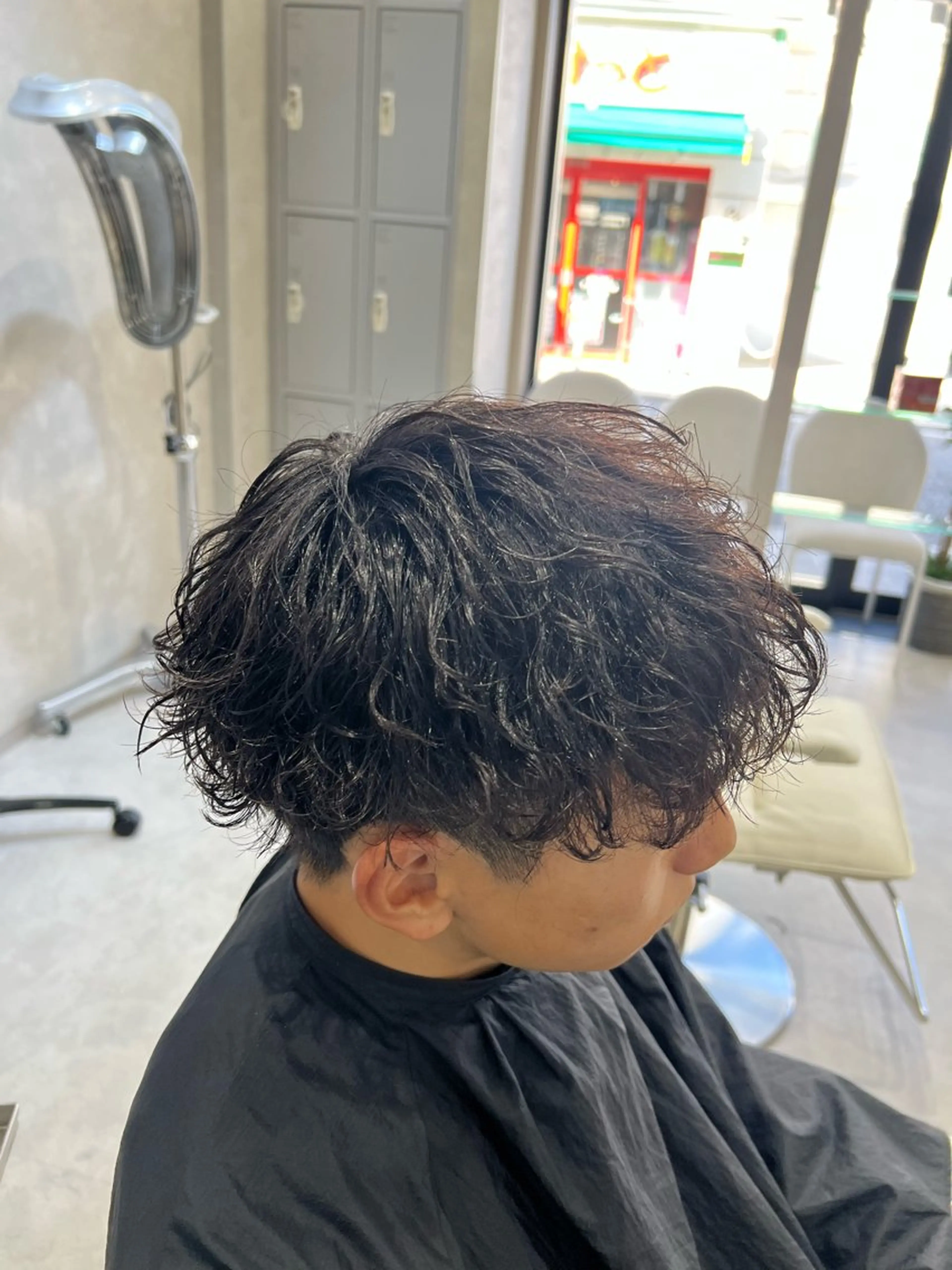 パーマ メンズ スペインカール 波巻きパーマ カット パーマ SENA 再現性 パーマと縮毛矯正のヘアスタイル