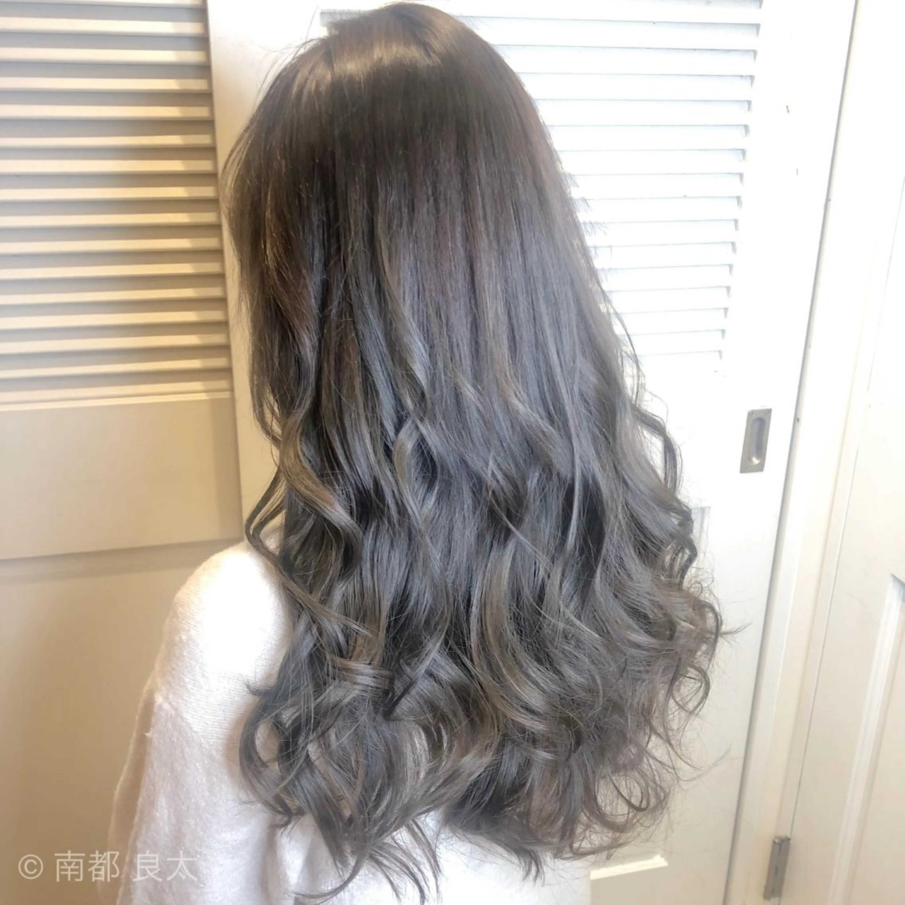 セミロング ヘアカラー 南都 良太のヘアスタイル