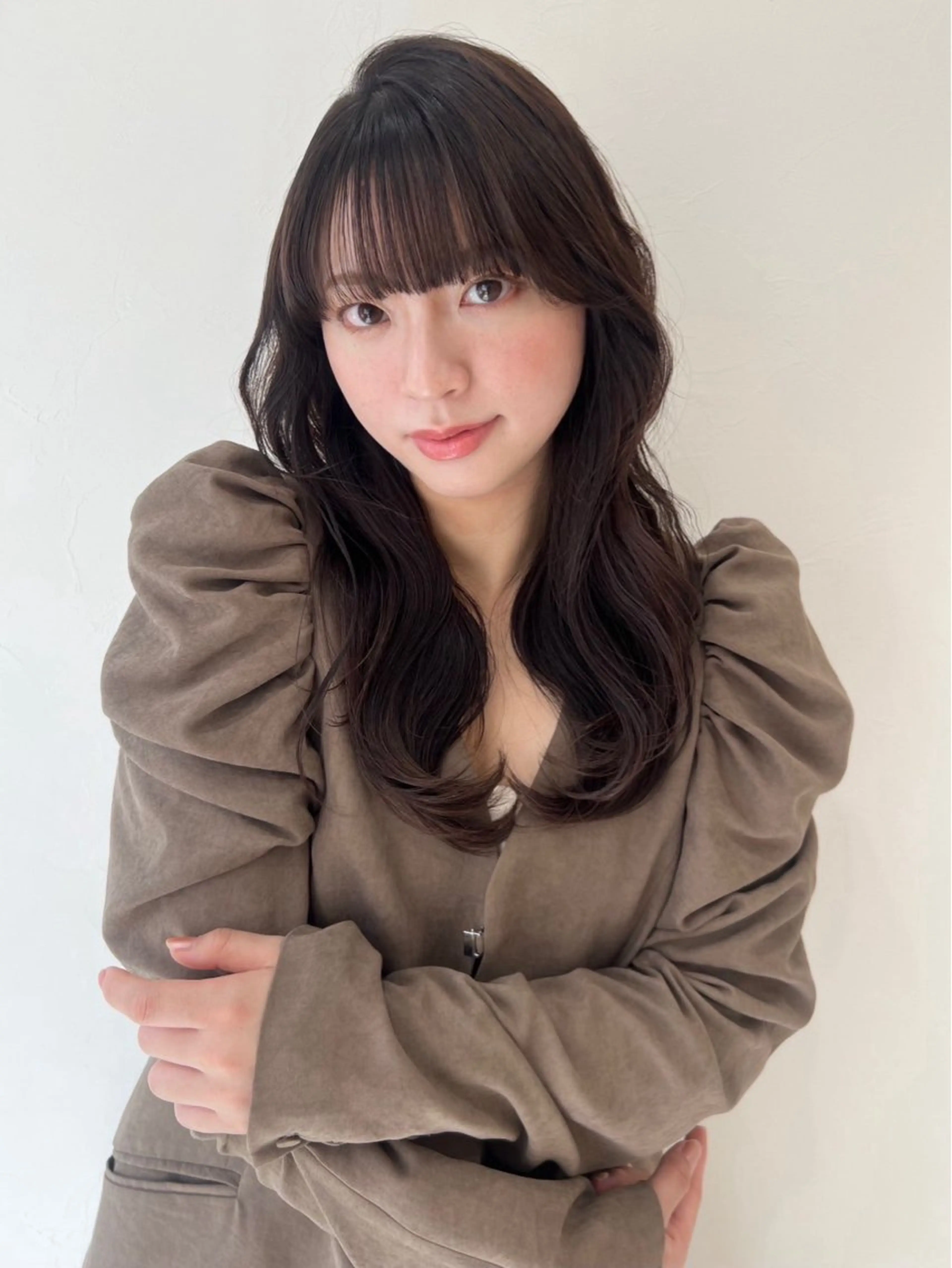 ロング カラー カット ヘアカラー トリートメント コイデ リュウセイのヘアスタイル