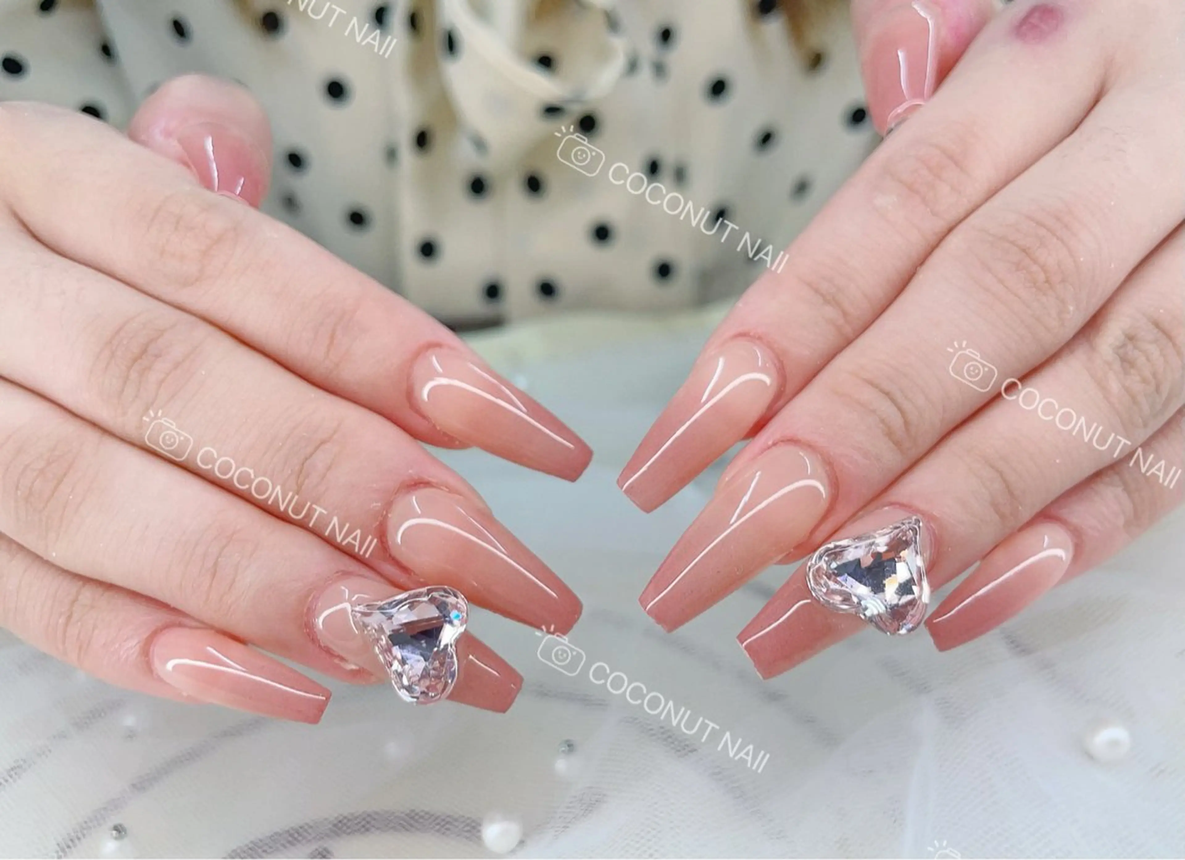 ネイル ハンドネイル 神田 ココナッツのネイルデザイン